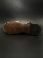 Vintage Kenneth Cole NY Burgandy Leather Square Toe Loafers