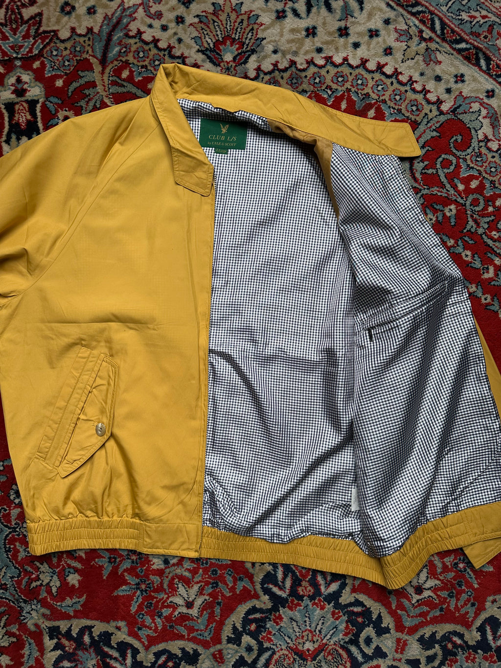 LYLE & SCOTT RELAXED CROPPED FIT HARRINGTON JACKET