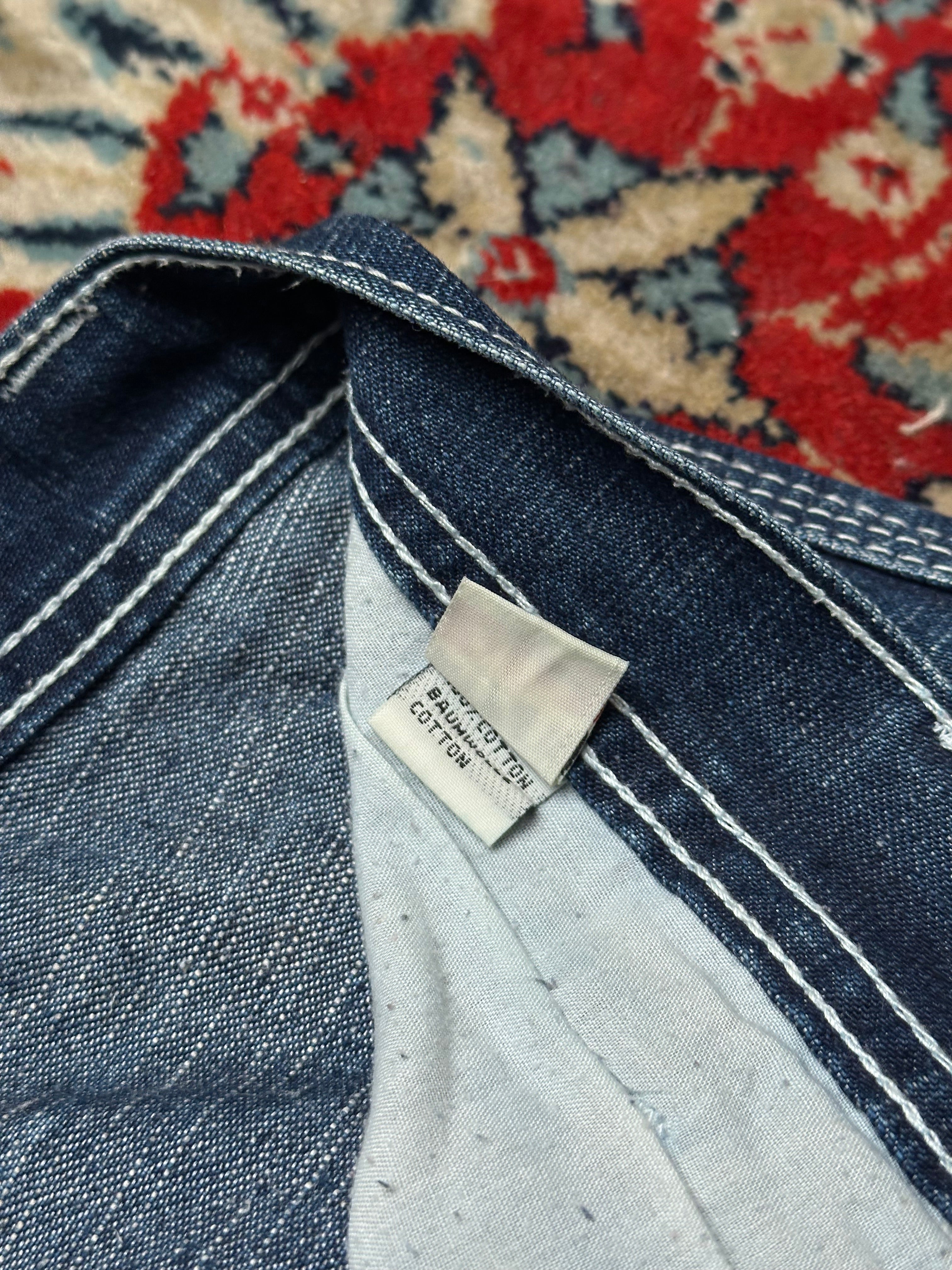 KULT Panelled BAGGY NON STRETCH DENIM CARGOS