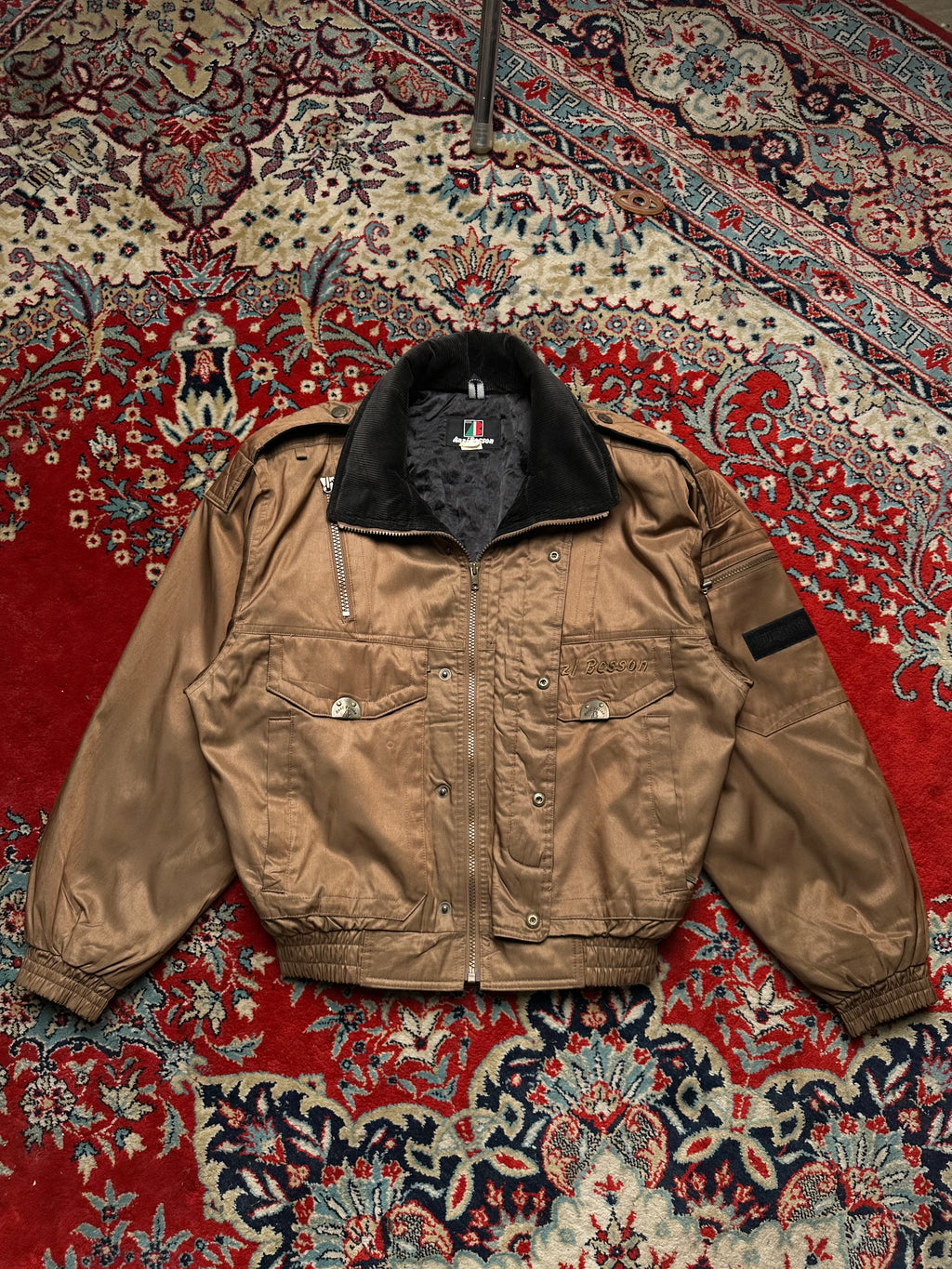 ANZI BESSON VINTAGE AVIATION RELAXED FIT JACKET