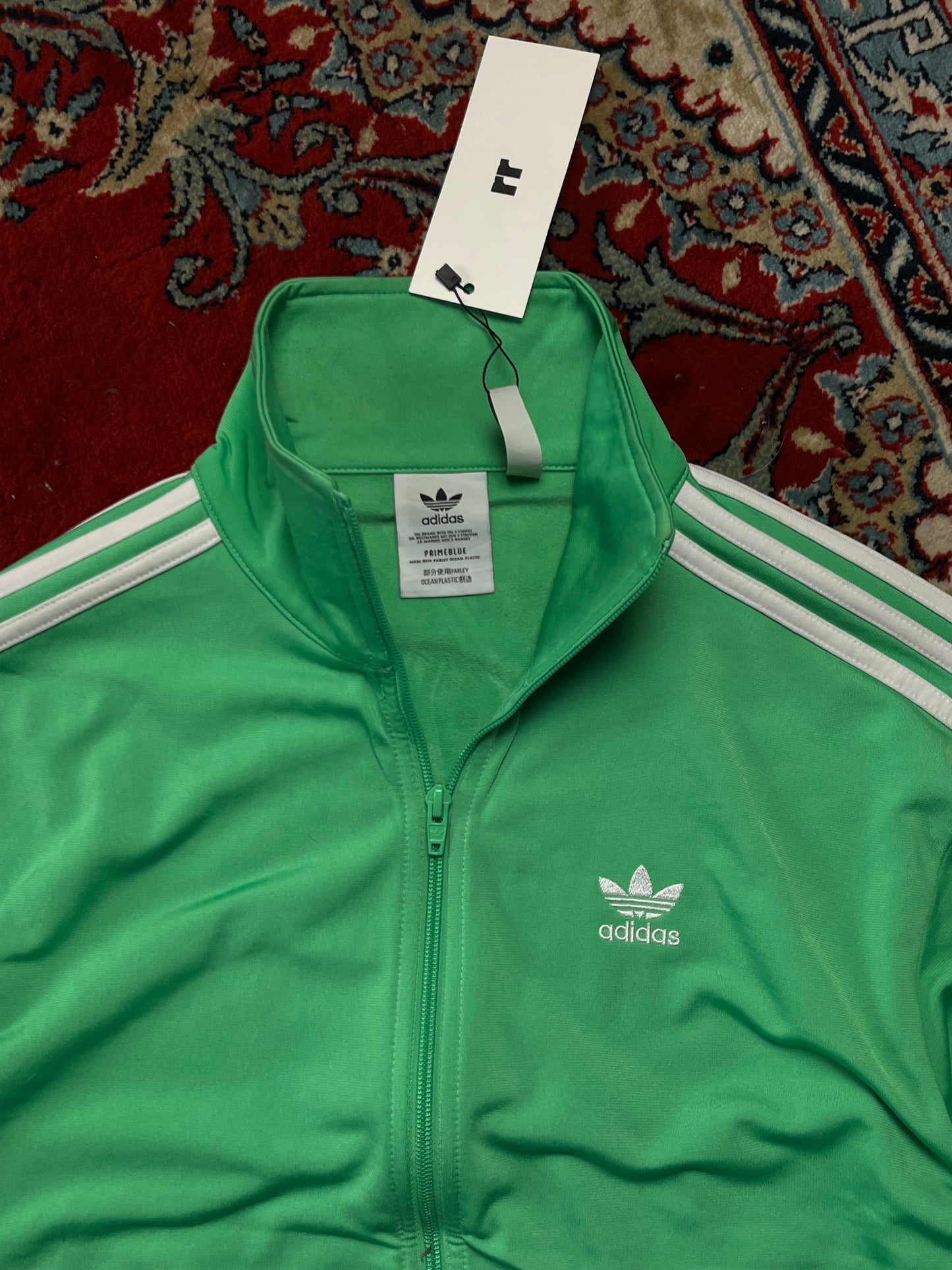 Adidas Green Zipper