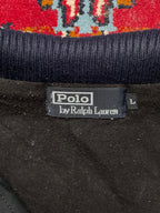 Polo Ralph Lauren Vintage Black Quilted Bomber Jacket - L