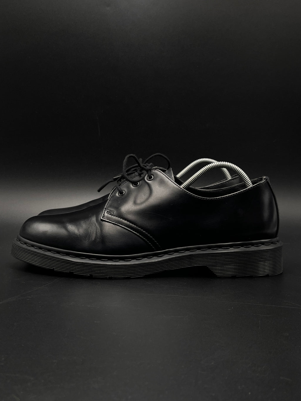 DOC MARTENS BLACK CHUNKY BOOTS