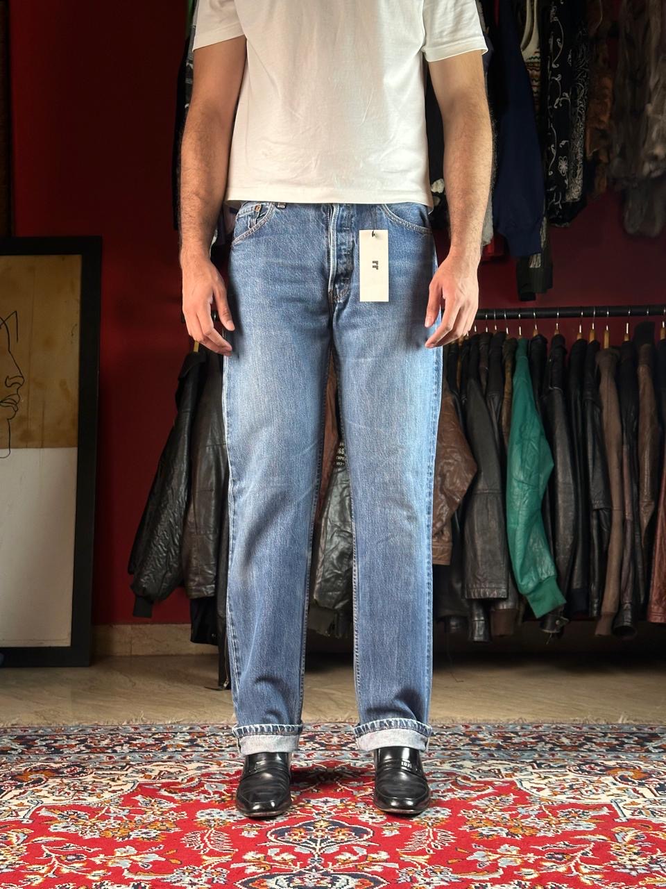 Levi’s 501s Straight FIT WASHED BLUE NON STRETCH Jeans - 32