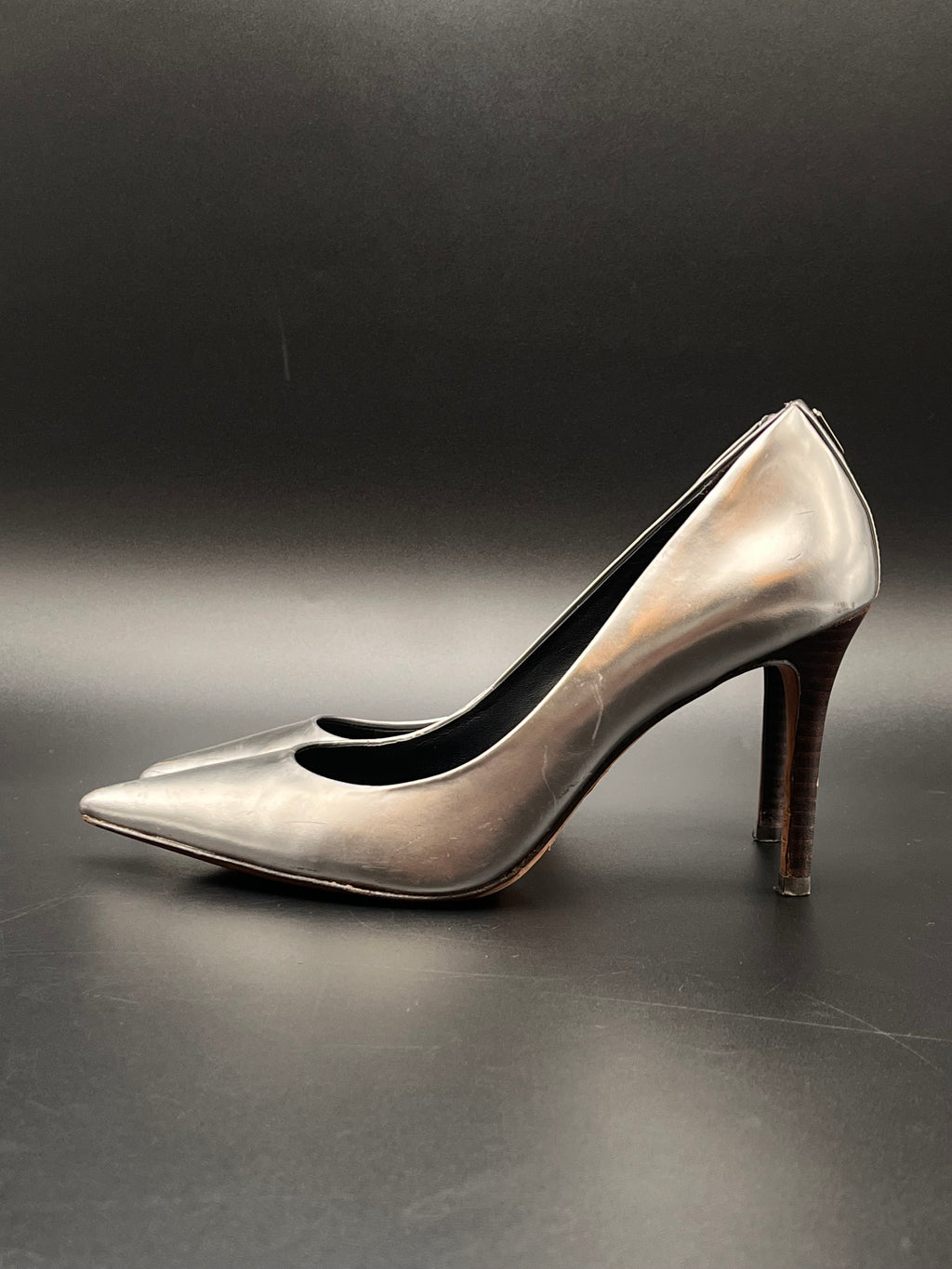 Coach Gunmetal Gray 80mm Heels