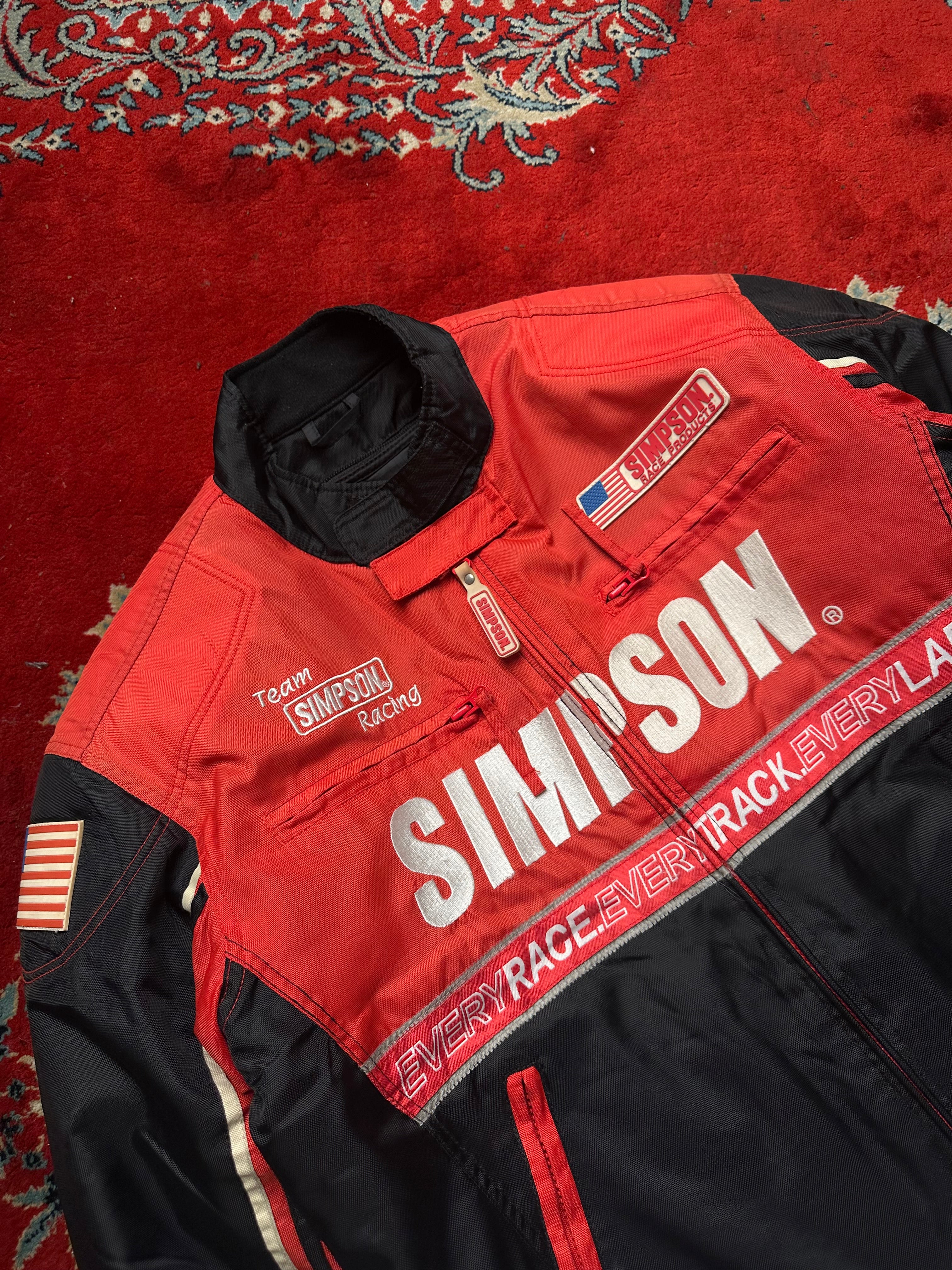 VINTAGE SIMPSONS RACING TEAM RIDERS JACKET
