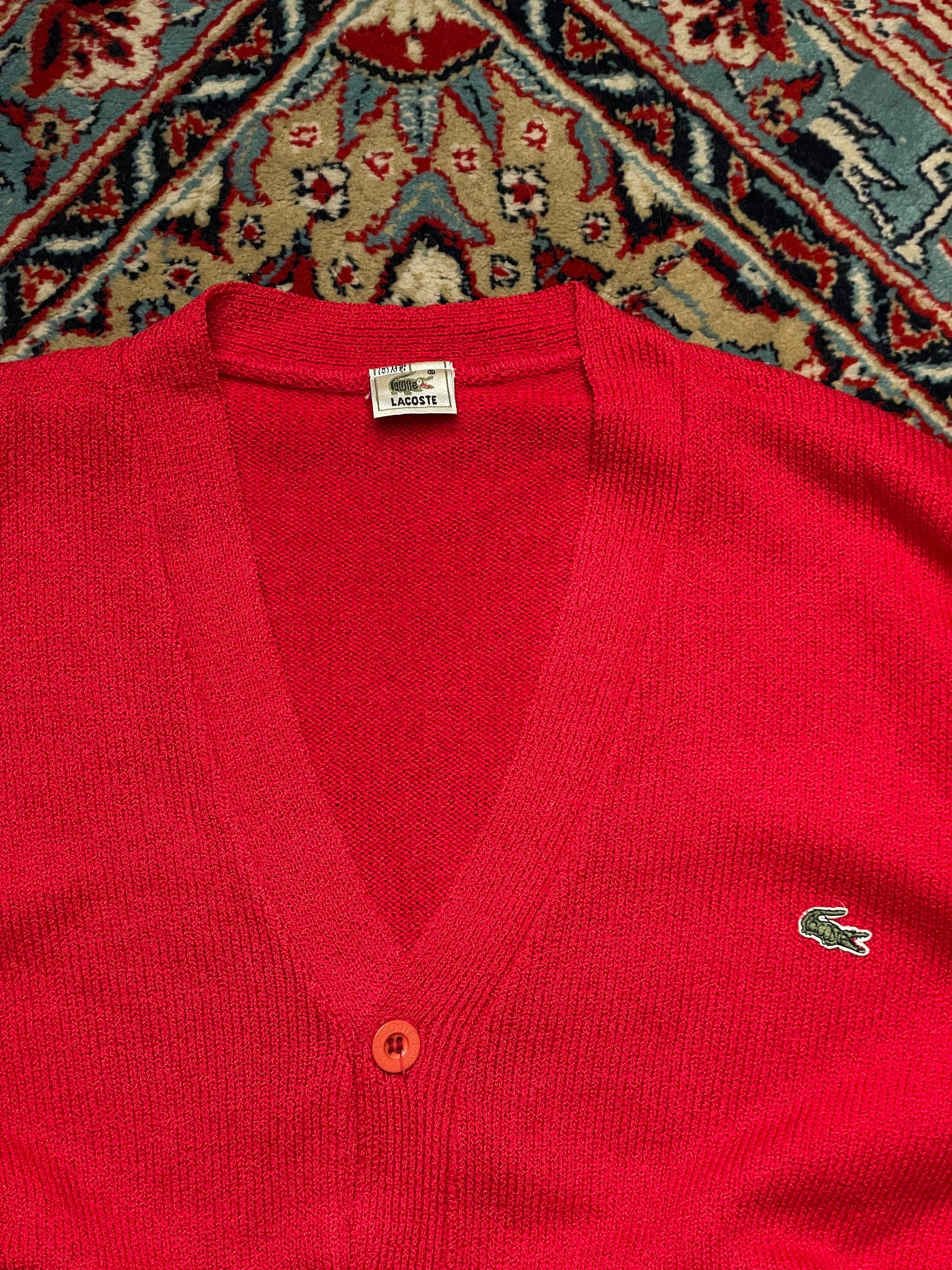 Lacoste RELAXED FIT CROPPED WOOL Cardigan