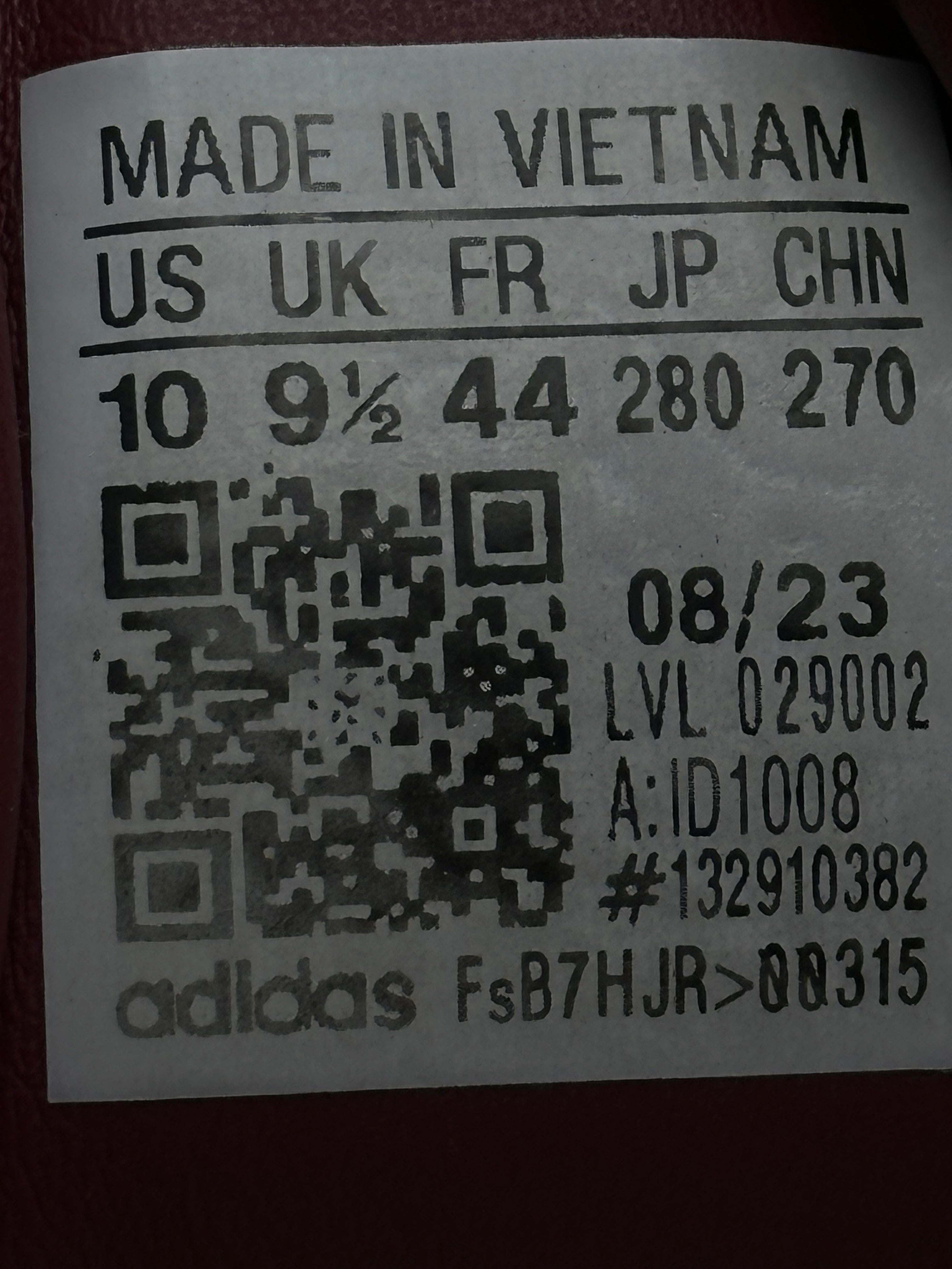 ADIDAS GAZELLE INDOOR CREW NAVY BURGANDY - EUR 44