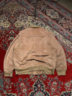 VINTAGE CLUB RELAXED SUEDE HARRINGTON JACKET