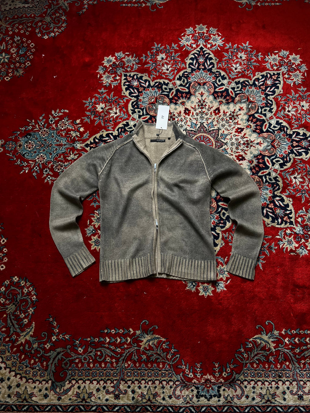 SIMON CLARK Rusty Acid Wash Fitted Zipper