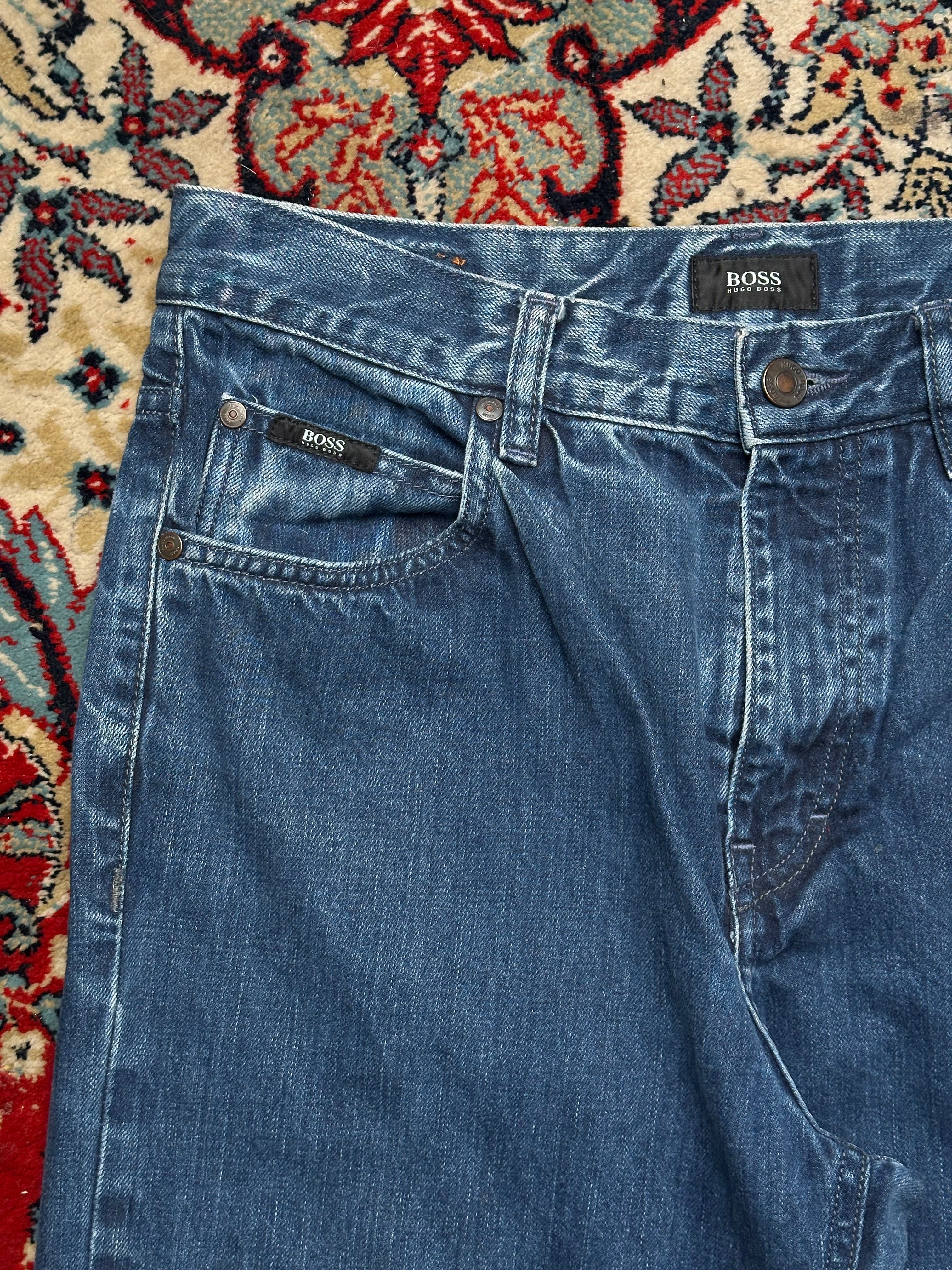 HUGO BOSS ALABAMA COMFORT FIT(STRAIGHT FIT) NON-STRETCH JEANS