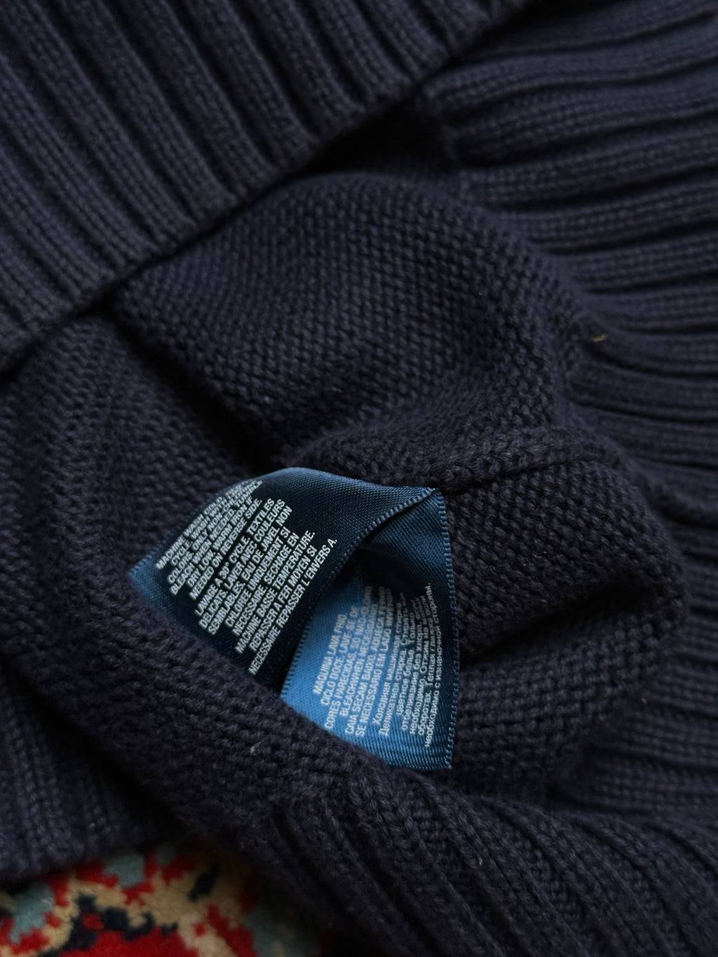 Polo ralph lauren vintage faded quarter zipper