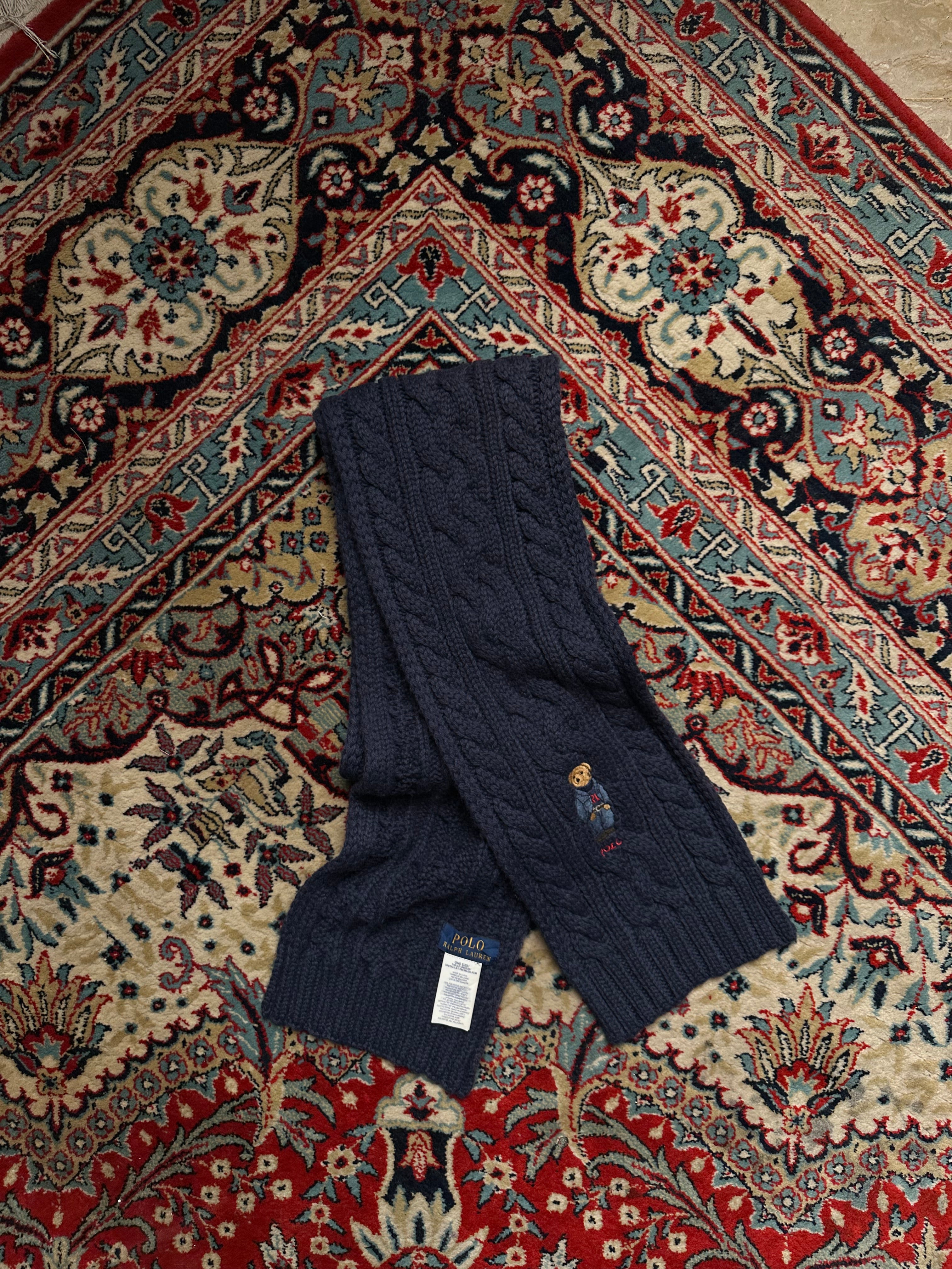 POLO RALPH LAUREN CABLE KNIT SCARF