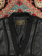 Crocodile VINTAGE LEATHER/WOOL RELAXED FIT CARDIGAN