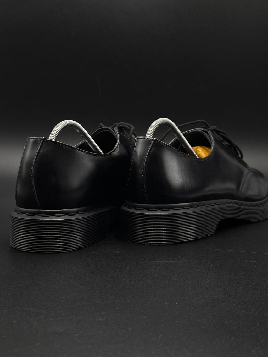 DOC MARTENS BLACK CHUNKY BOOTS