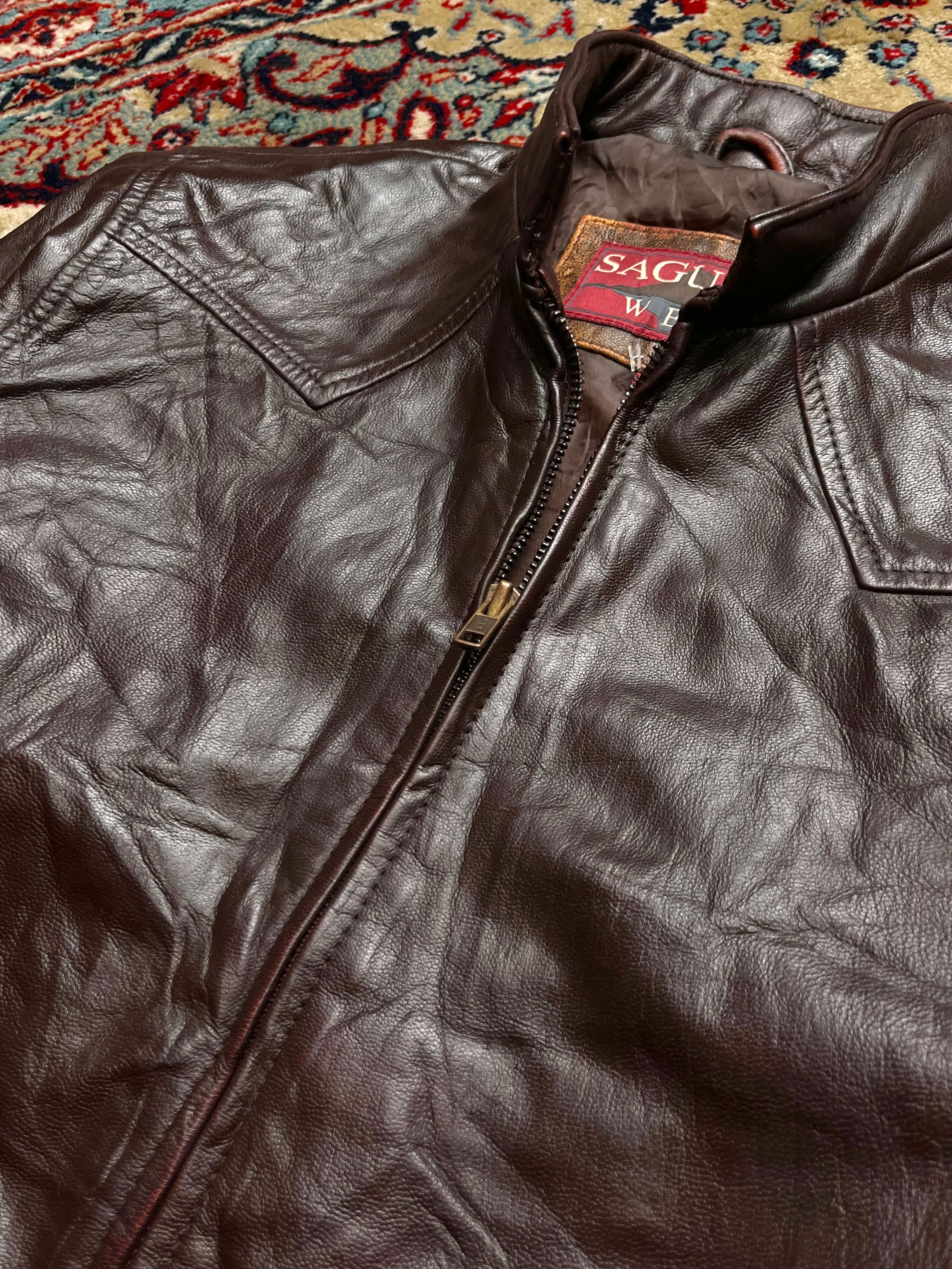Saguaro WEST BROWN LEATHER JACKET
