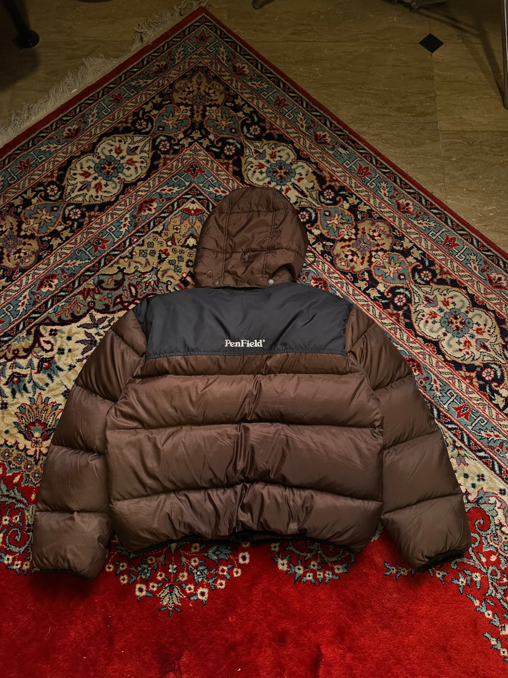 Penfield Cropped Relaxed Fit Duck Down puffer Jacket
