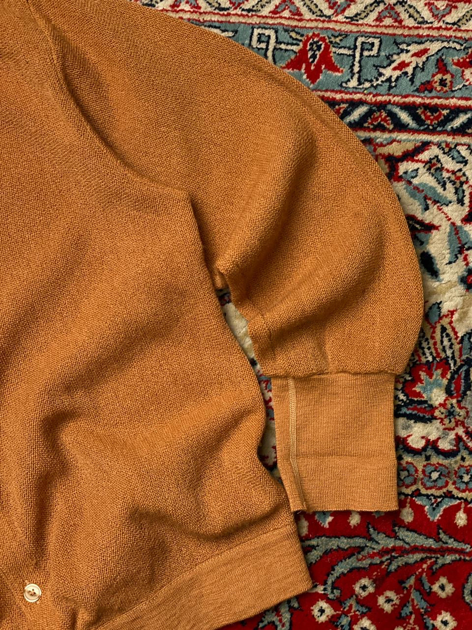 Lacoste VINTAGE RELAXED FIT WOOL CARDIGAN