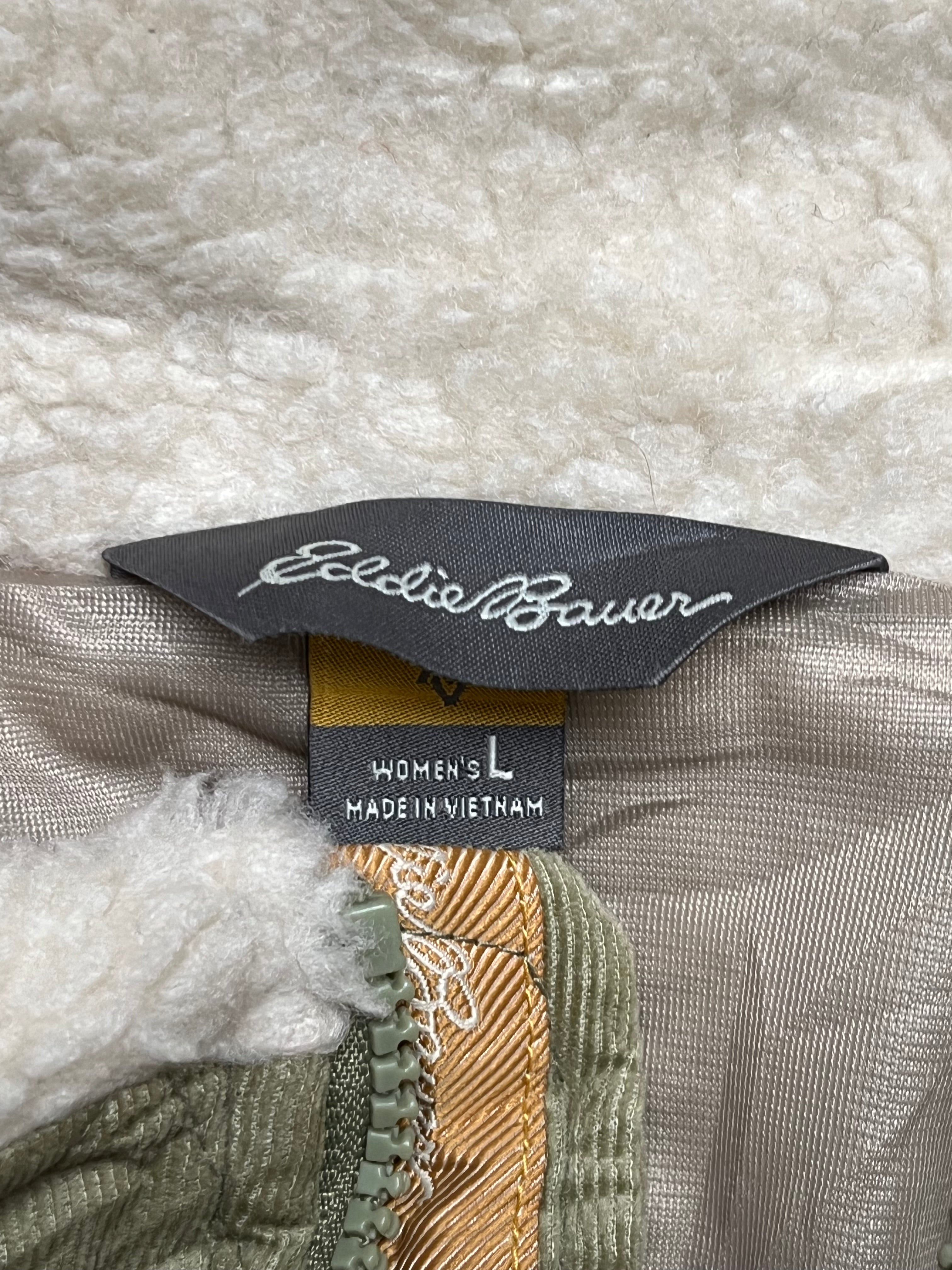 Eddie Bauer Long Sherpa Fleece Coat