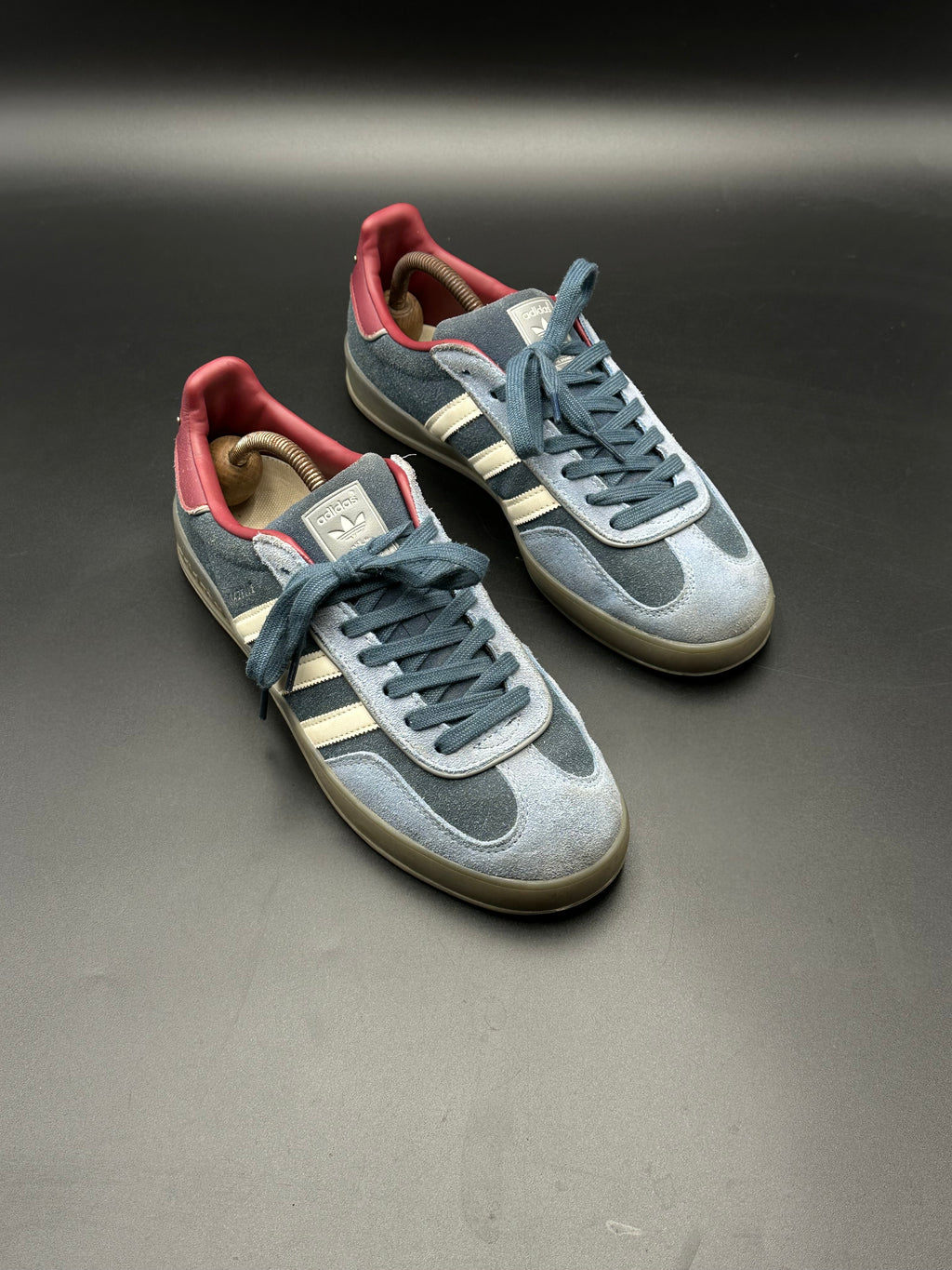 ADIDAS GAZELLE INDOOR CREW NAVY BURGANDY - EUR 44