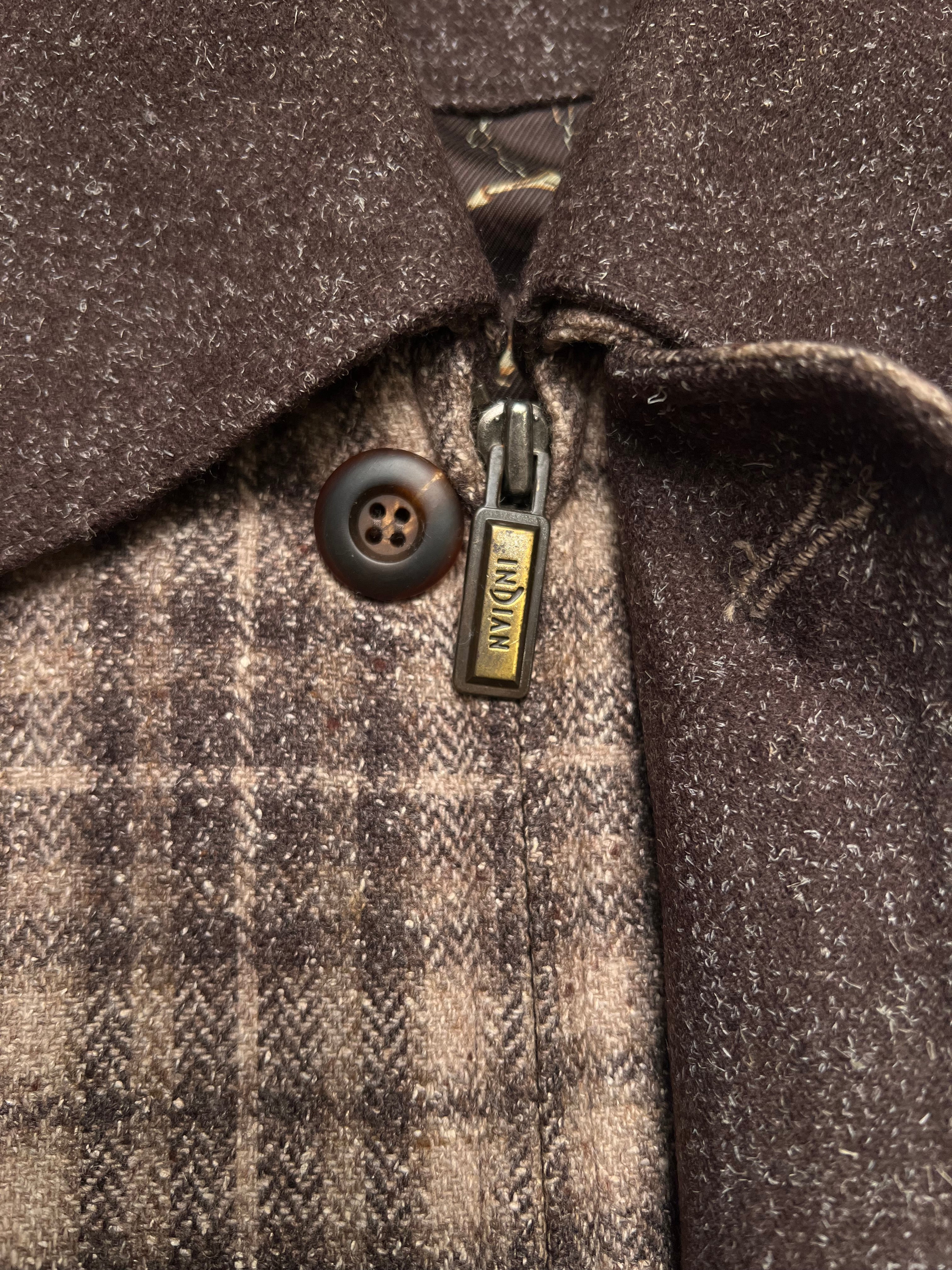 Indian WOOL RELAXED CROPPED FIT JACKET