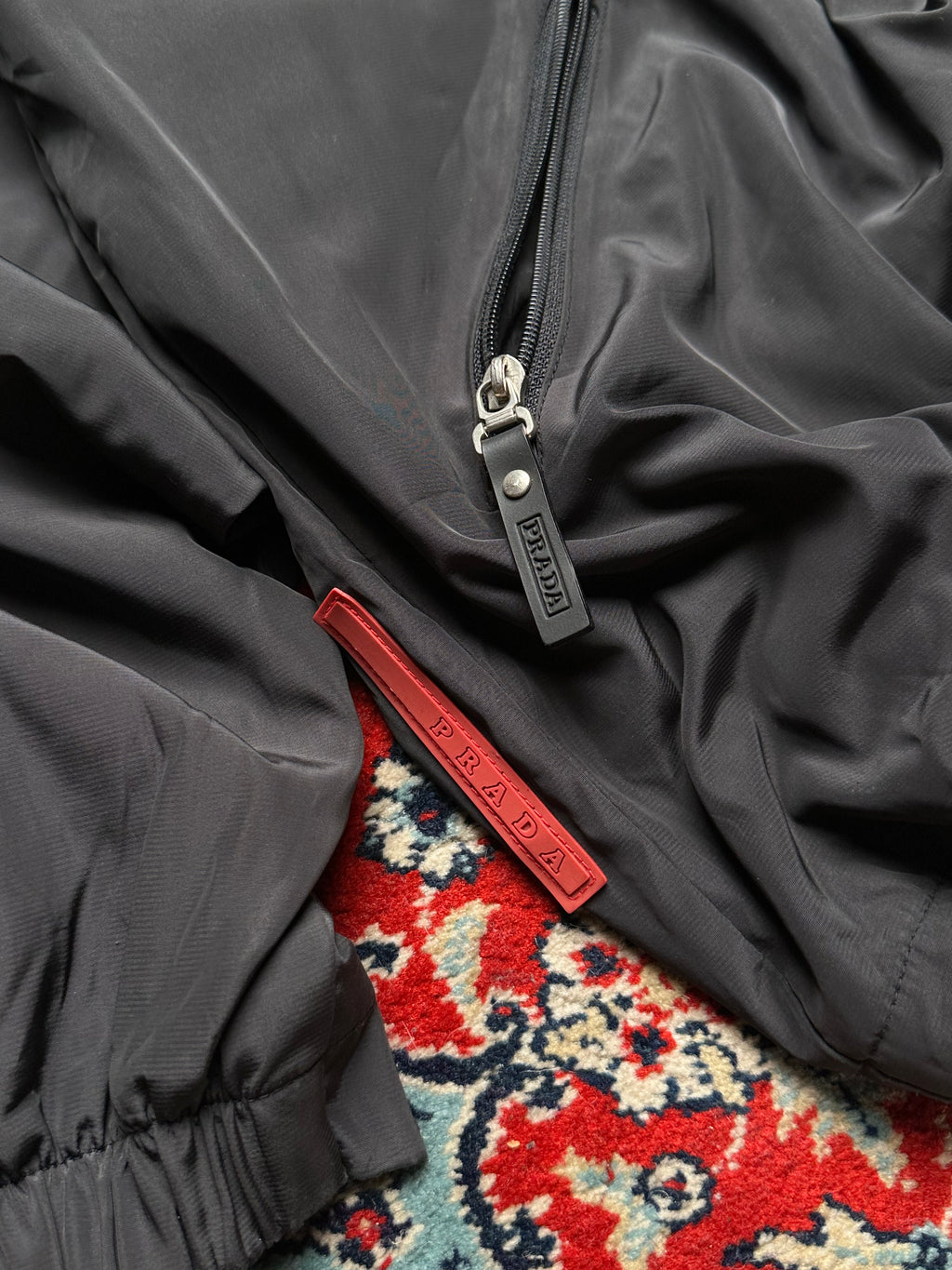 PRADA VINTAGE RELAXED BOXY FIT TRACK JACKET