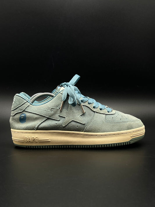A BATHING APE BAPESTA BLUE SUEDE
