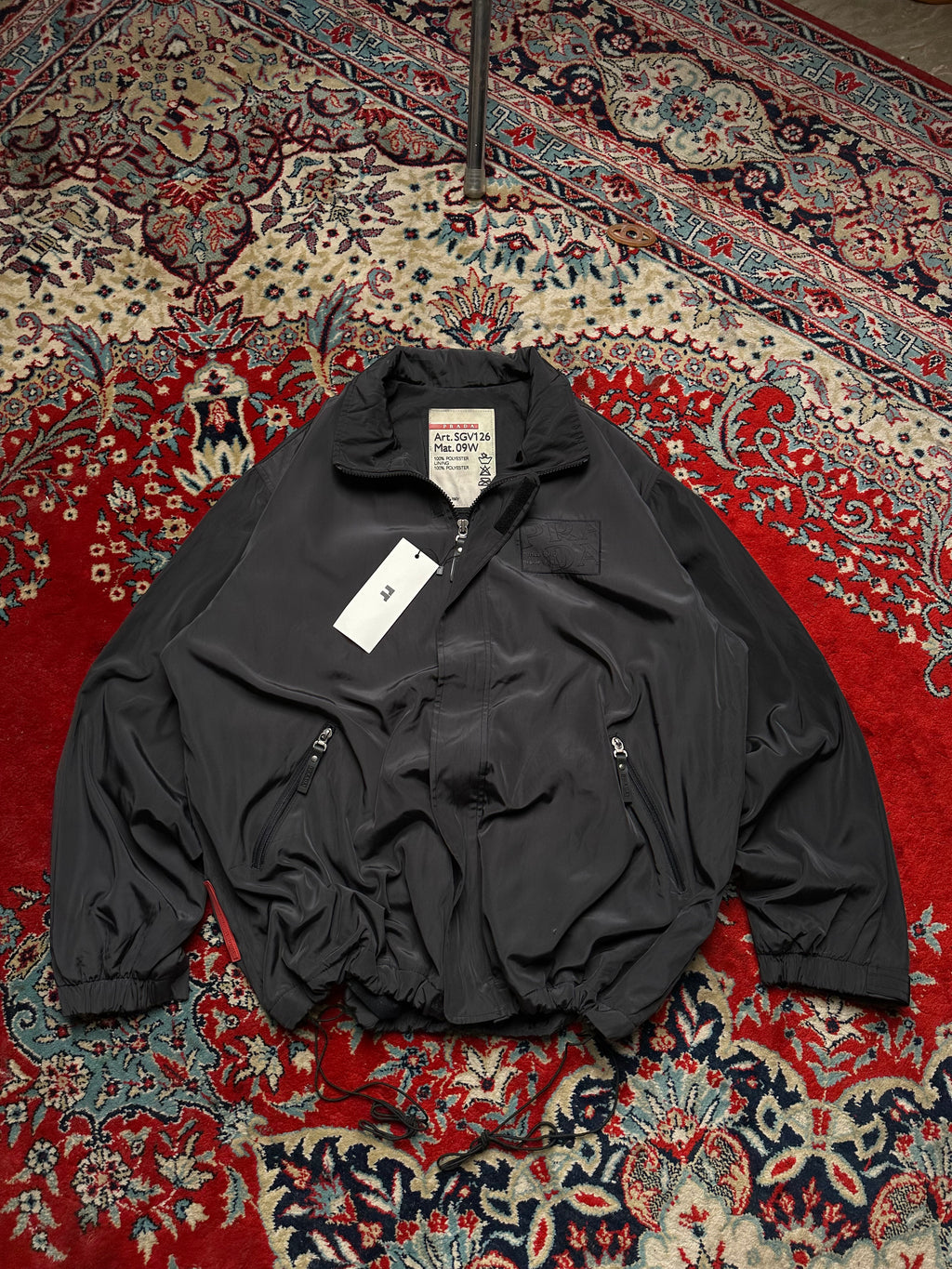 PRADA VINTAGE RELAXED BOXY FIT TRACK JACKET