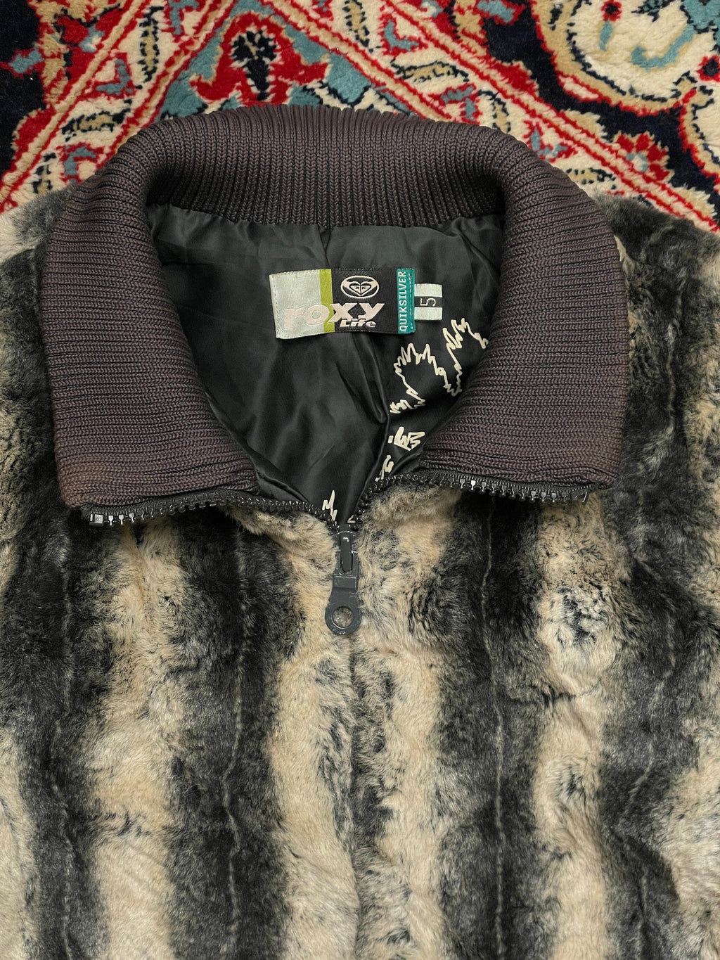 QUICKSILVER VINTAGE FUR JACKET