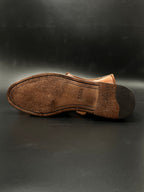 G.H. Bass Brown Monk Strap Leather Fisherman Sandals - 46