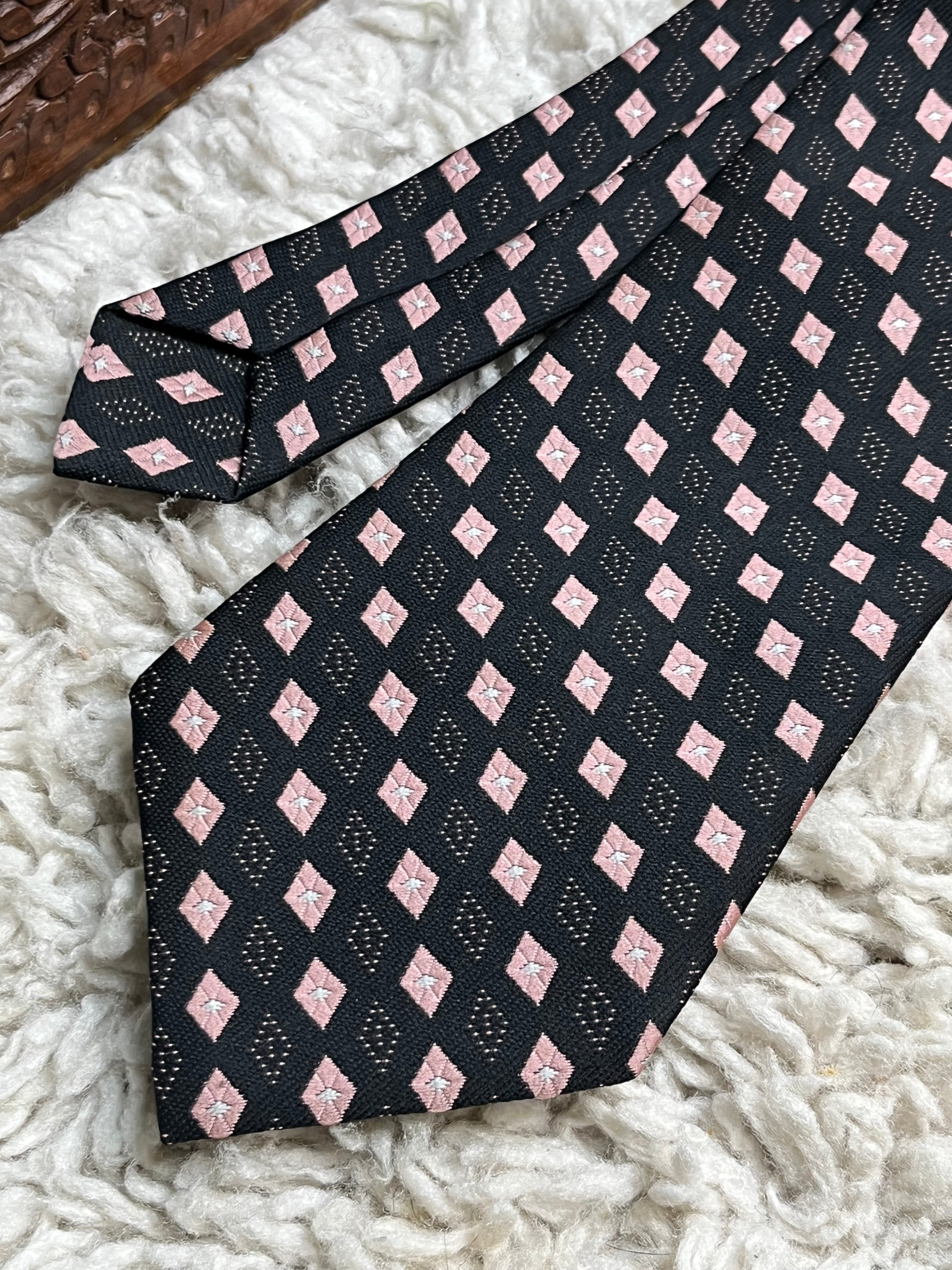 ST. MICHEAL UK MADE TEXTURED POLYESTER TIE