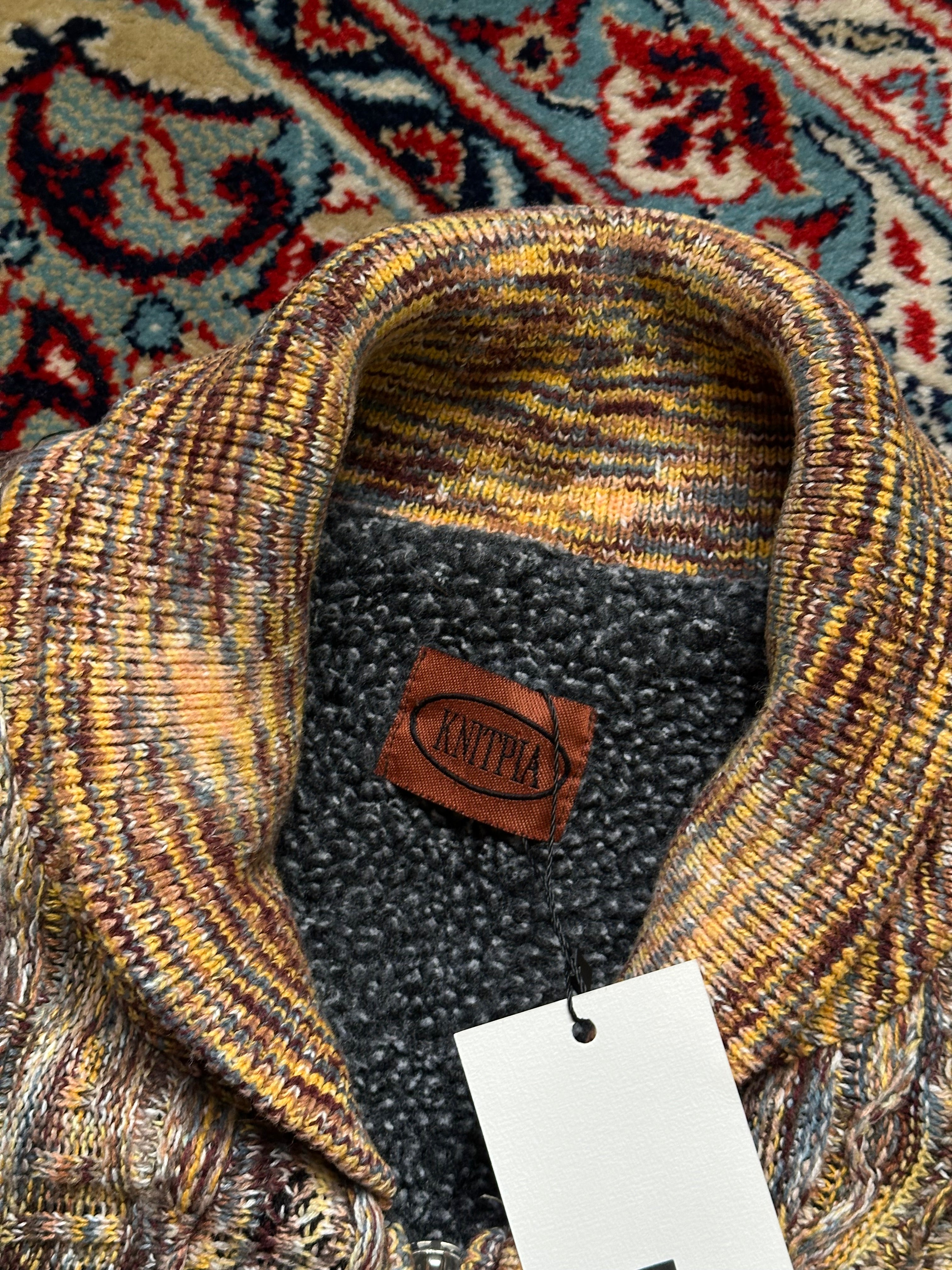 KNITPIA Textured Heavy Weight Fur Lining Sweater