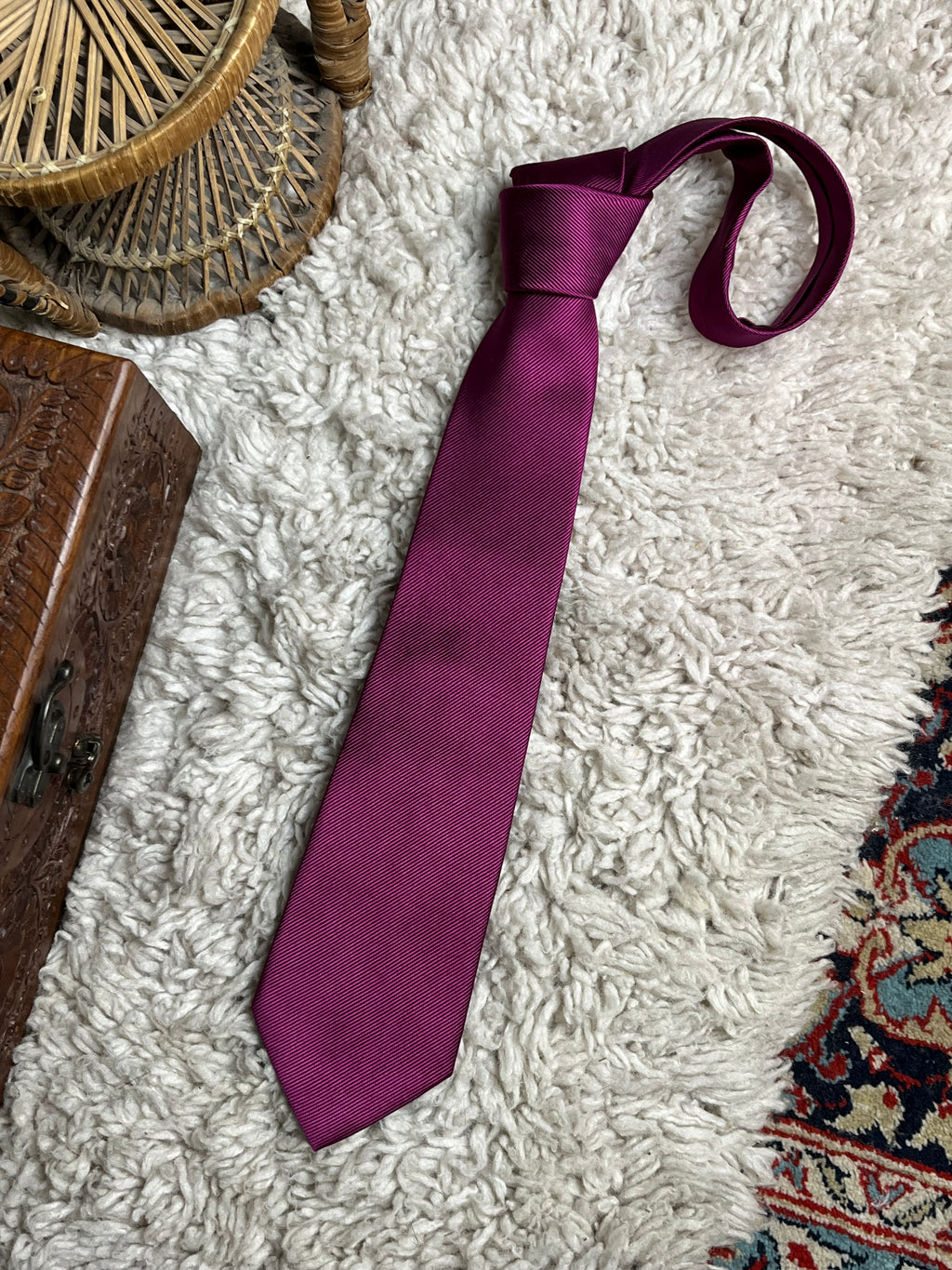 AUSTIN REED PURE SILK PRINTED TIE