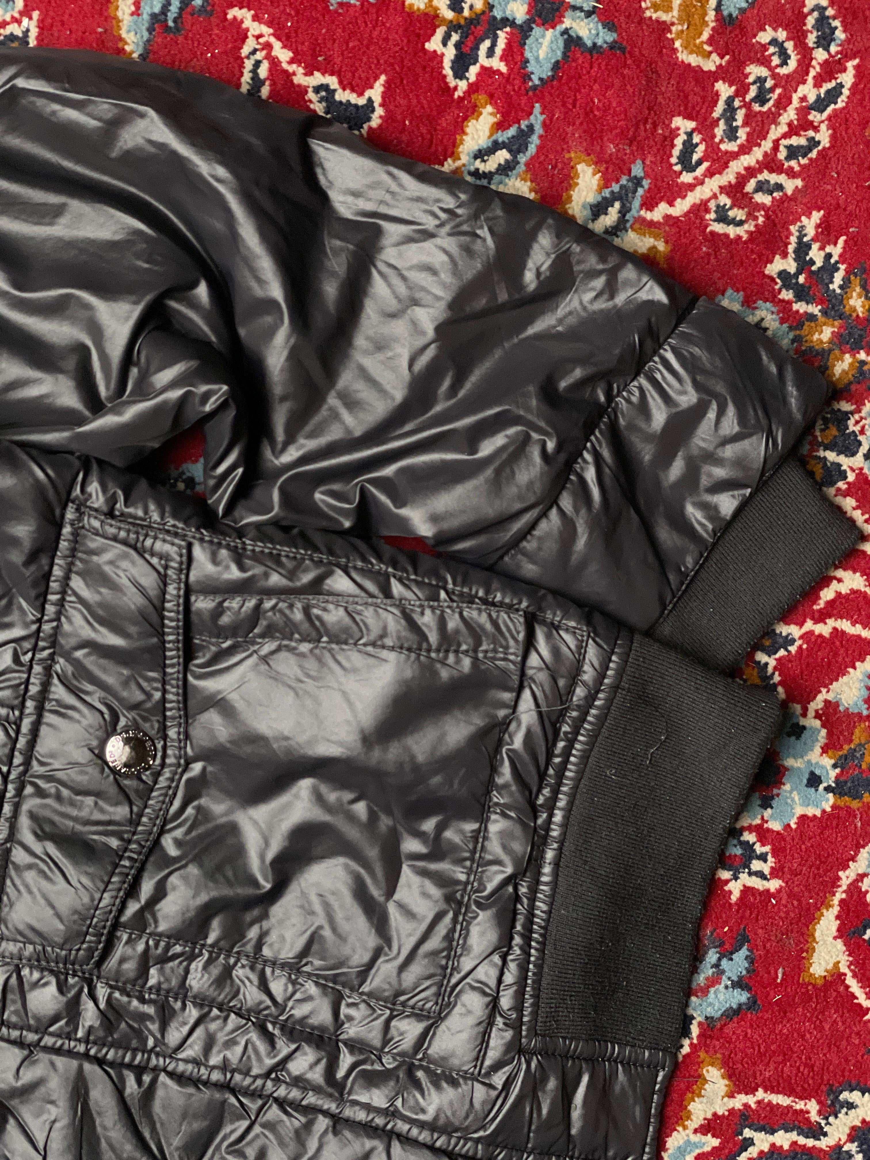 Dsquared2 Vintage Black Nylon Multi-Pocket Utility Bomber Jacket