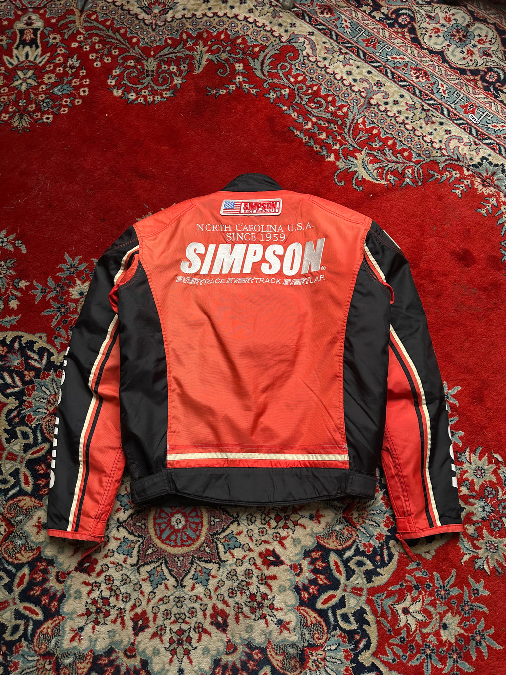 VINTAGE SIMPSONS RACING TEAM RIDERS JACKET