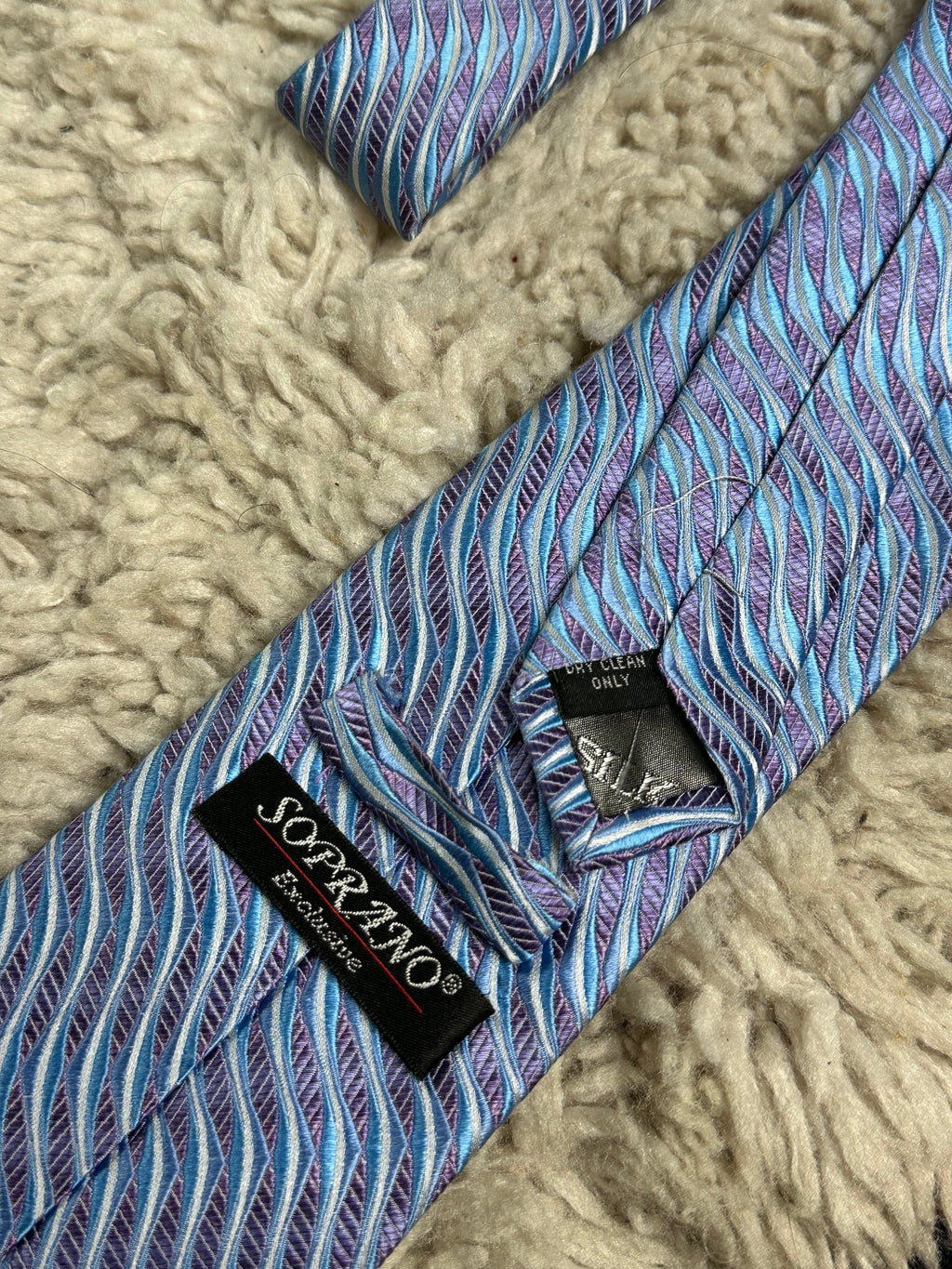 SOPRANA PURE SILK TEXTURED TIE