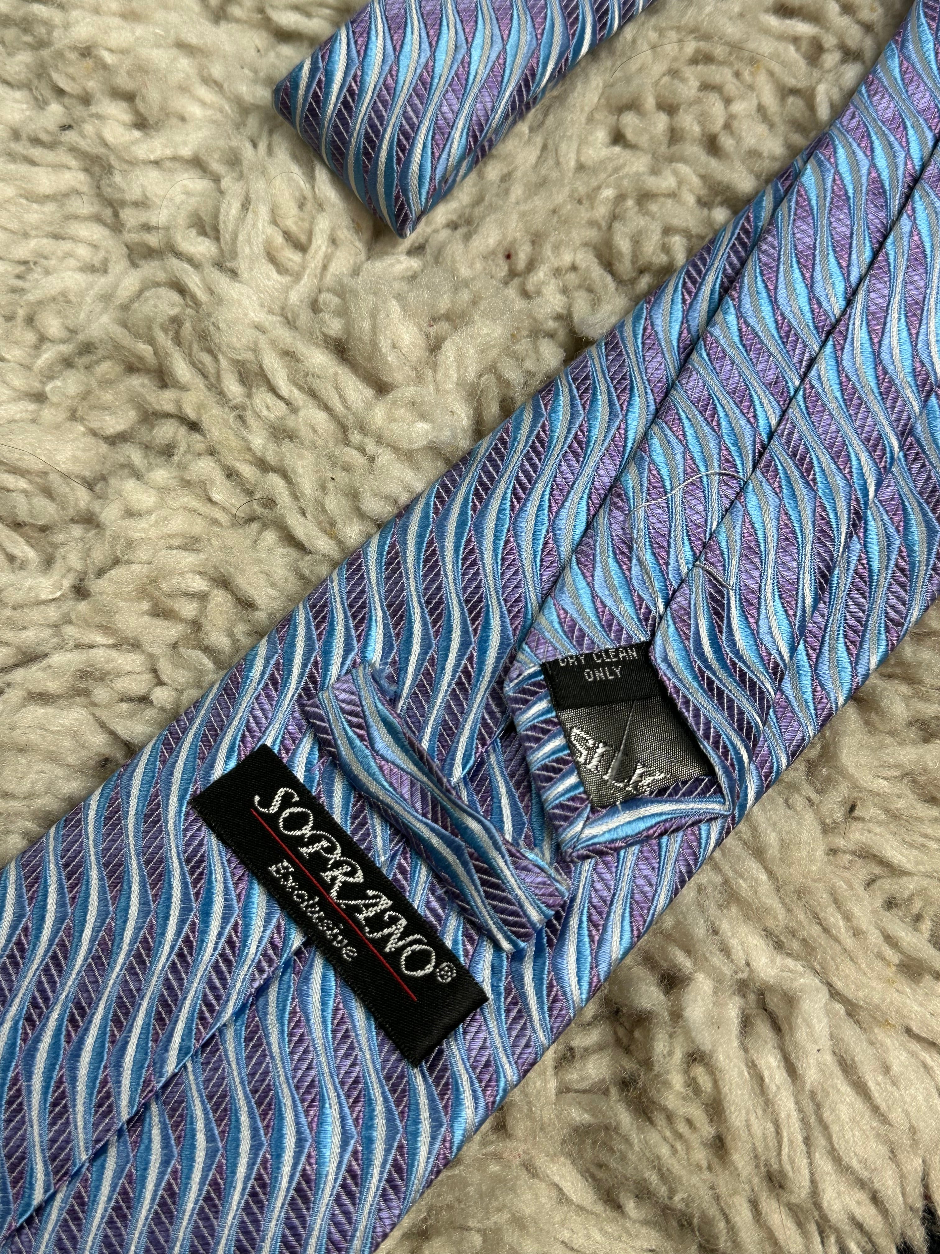 SOPRANA PURE SILK TEXTURED TIE