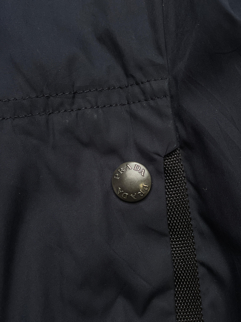 PRADA RENYLON VINTAGE REGULAR FIT CROPPED JACKET