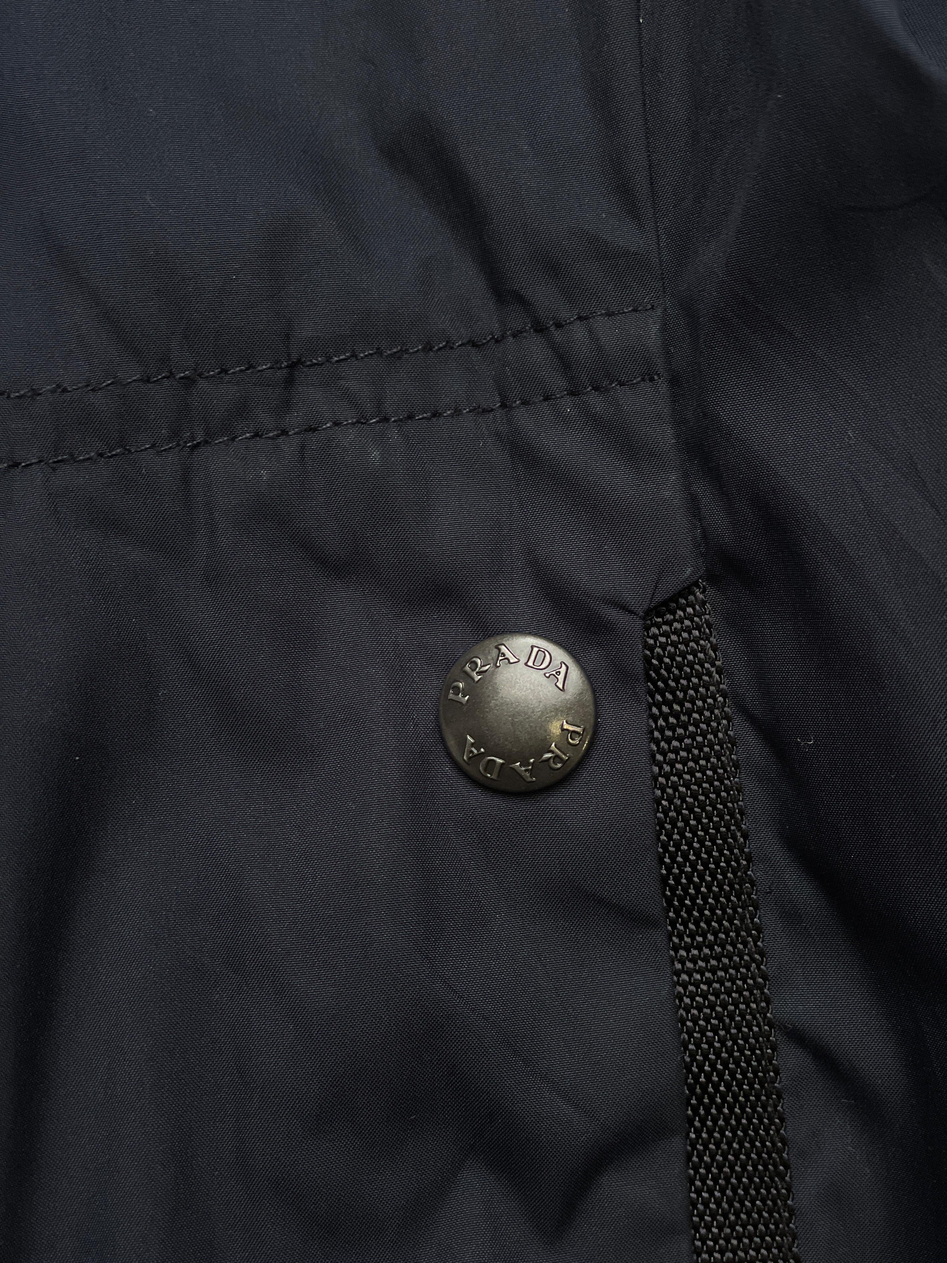 PRADA RENYLON VINTAGE REGULAR FIT CROPPED JACKET