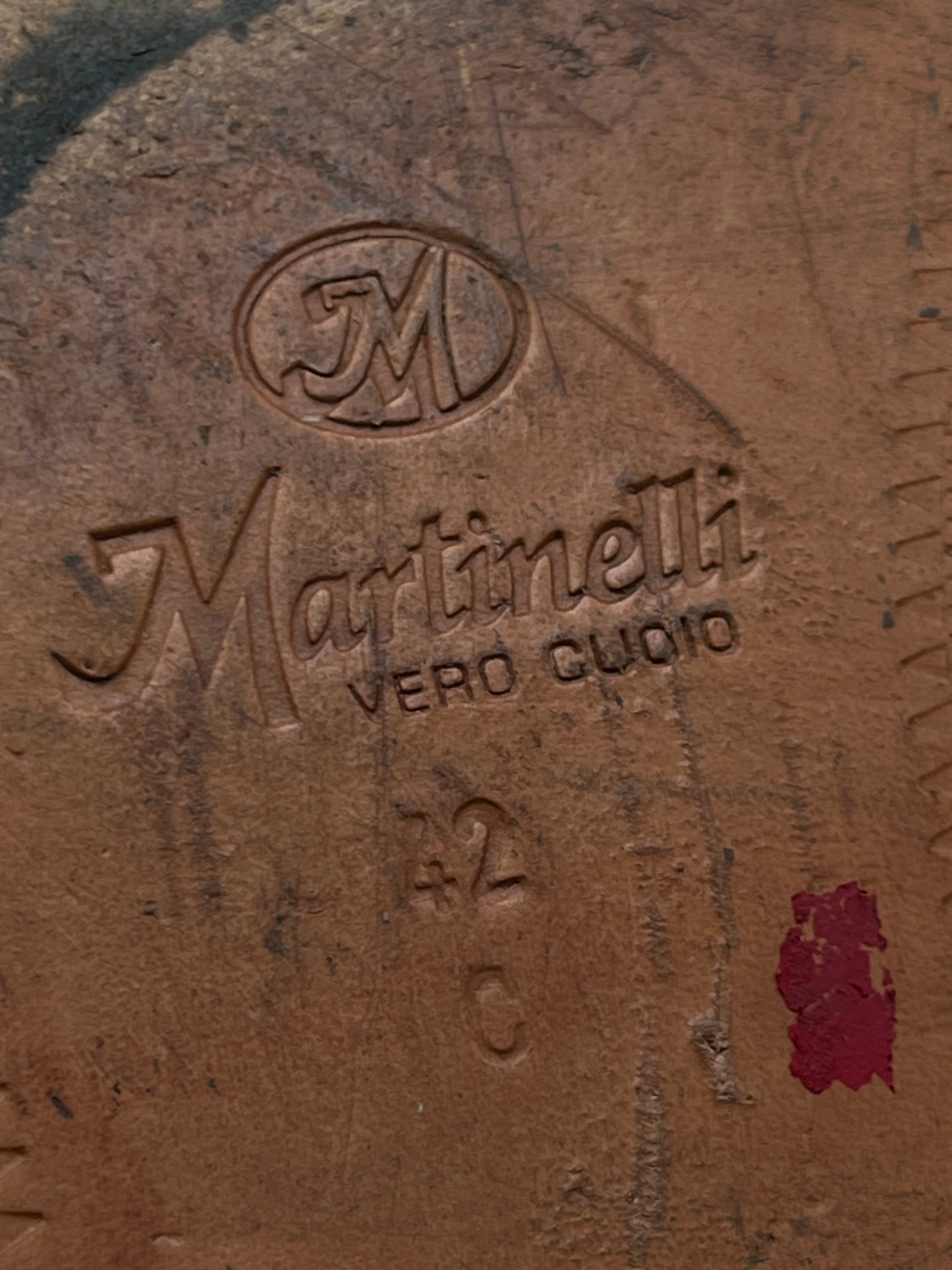 Martinelli Tan Brown Wide Toe Leather Loafers