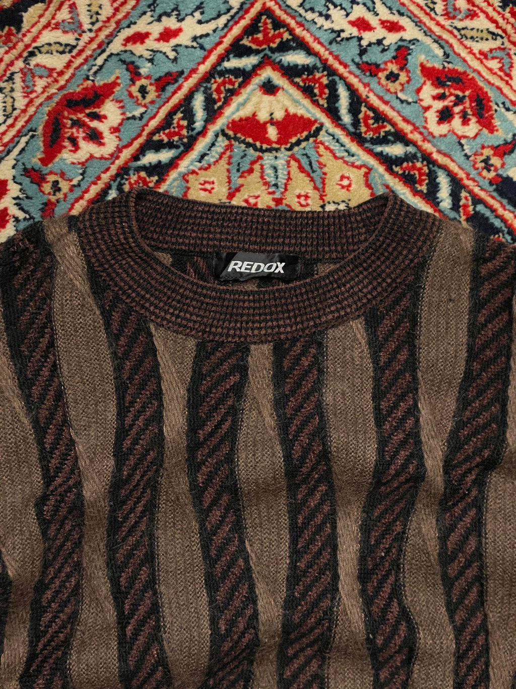 Redox KNITTED RELAXED FIT WOOL SWEATER