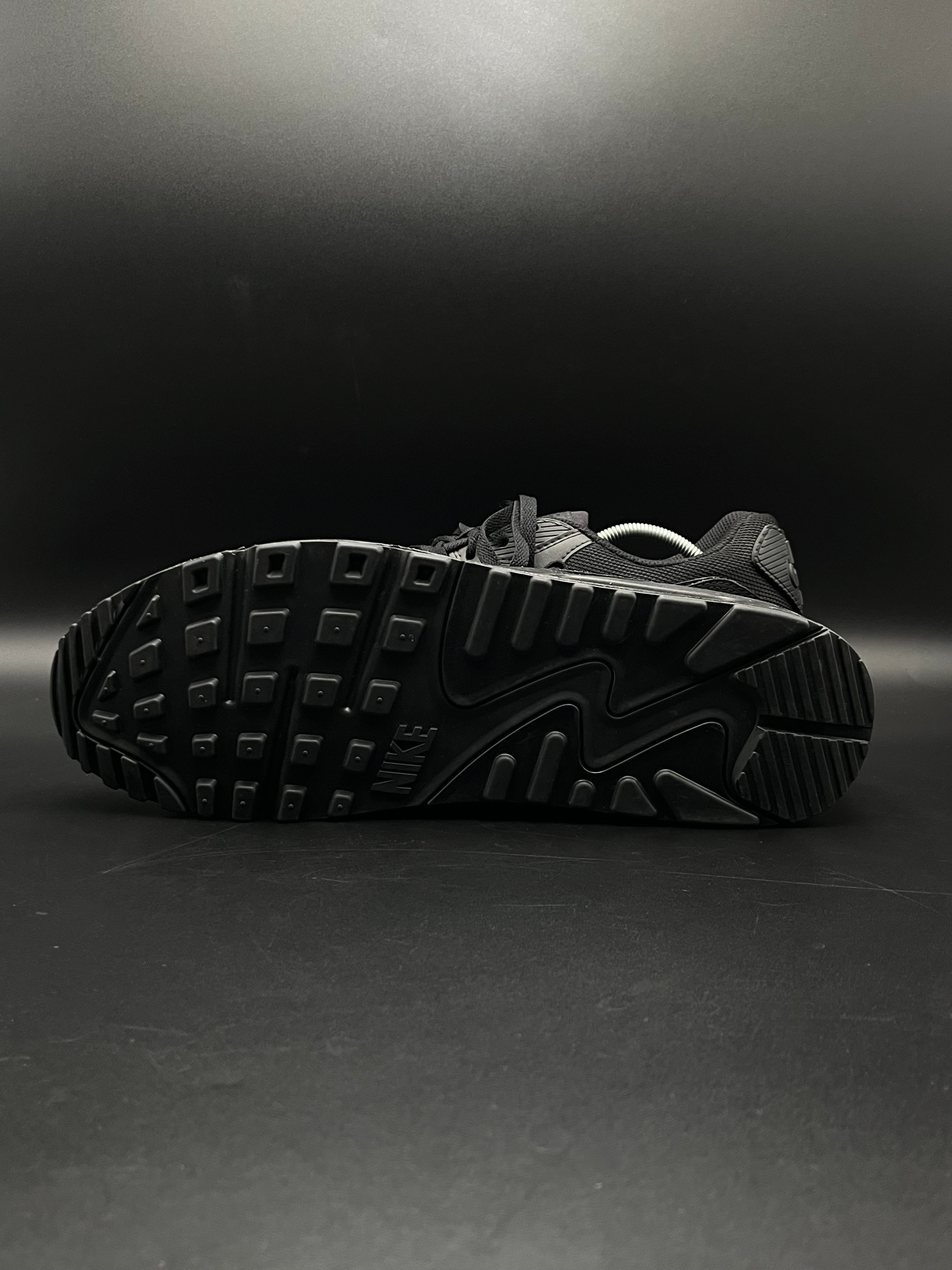NIKE AIR MAX 90s ALL BLACK - 48.5