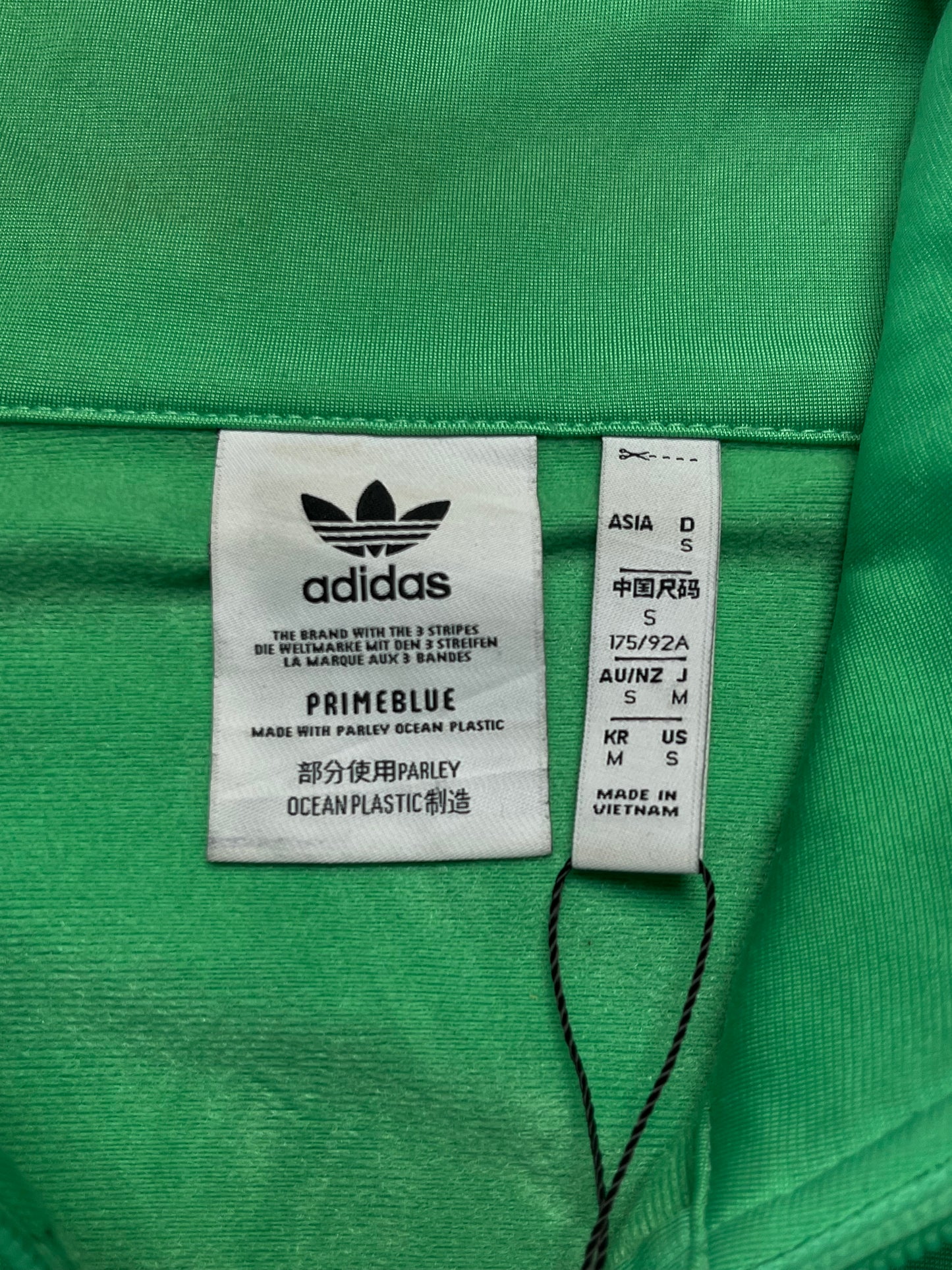 Adidas Green Zipper