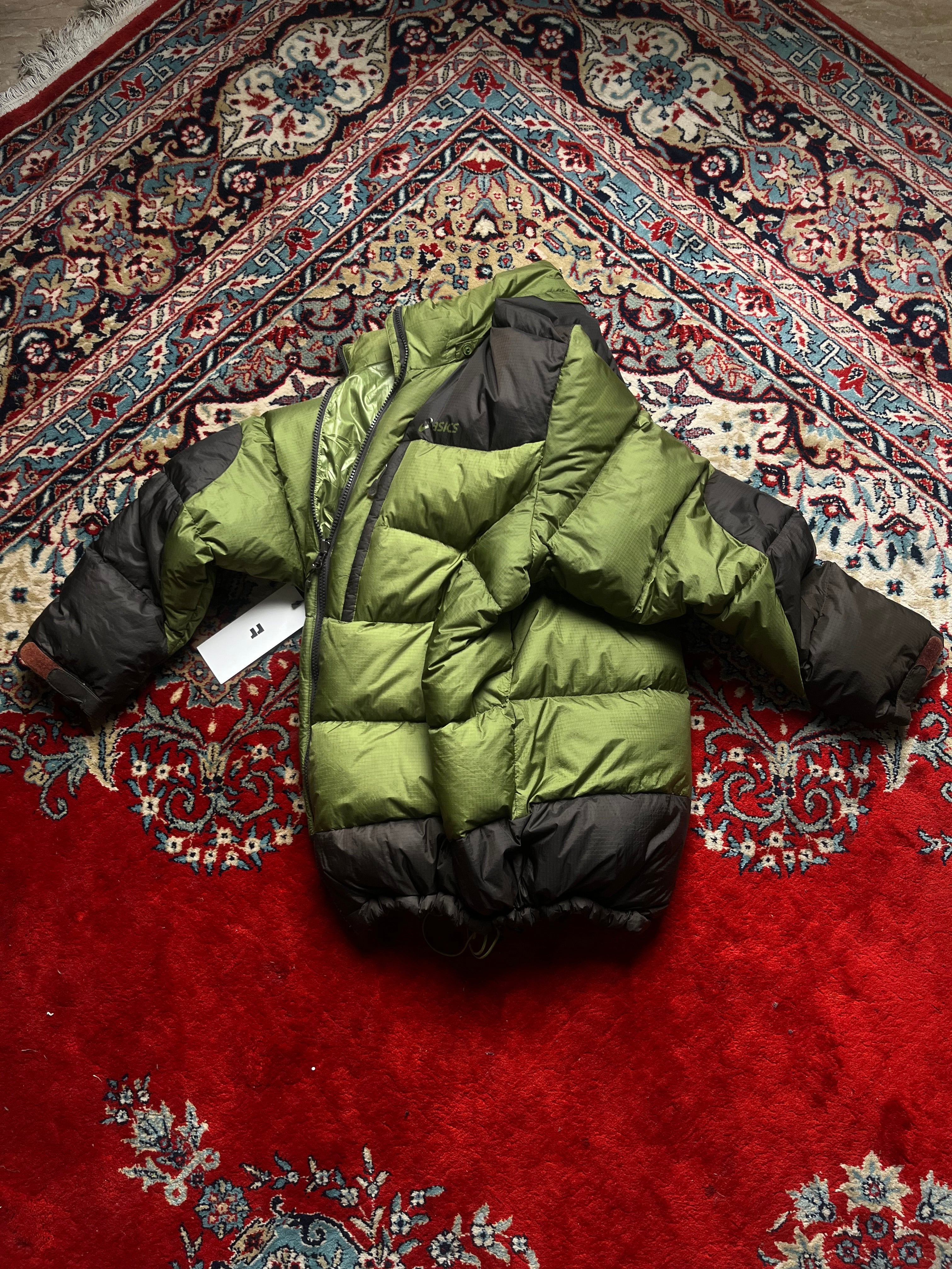 Asics Green Puffer Jacket