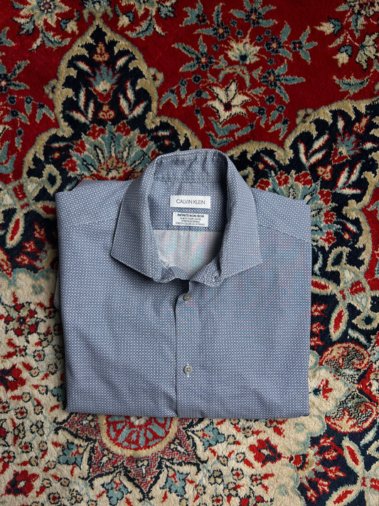 CALVIN KLIEN PRINTED FORMAL SHIRT
