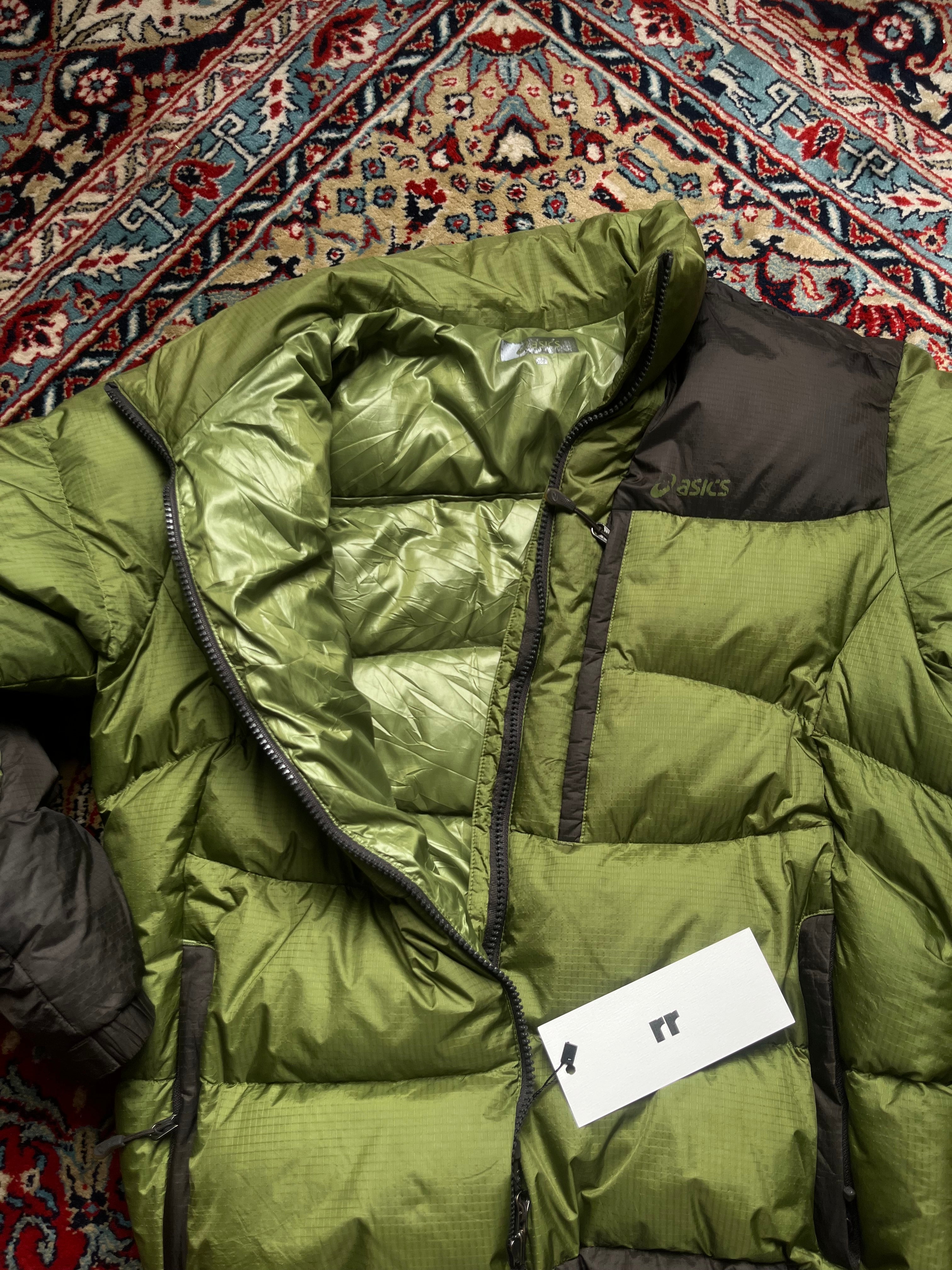 Asics Green Puffer Jacket