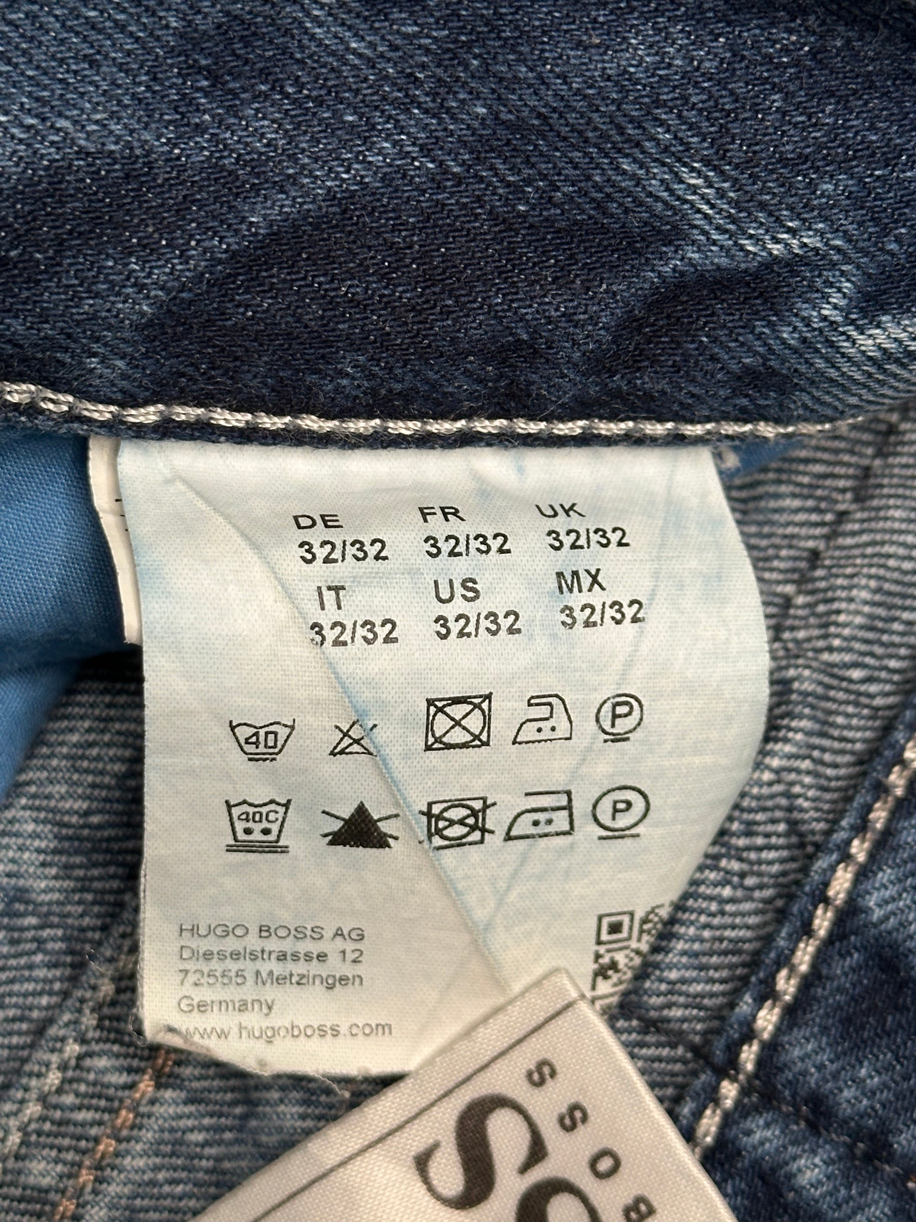 HUGO BOSS ALABAMA COMFORT FIT(STRAIGHT FIT) NON-STRETCH JEANS