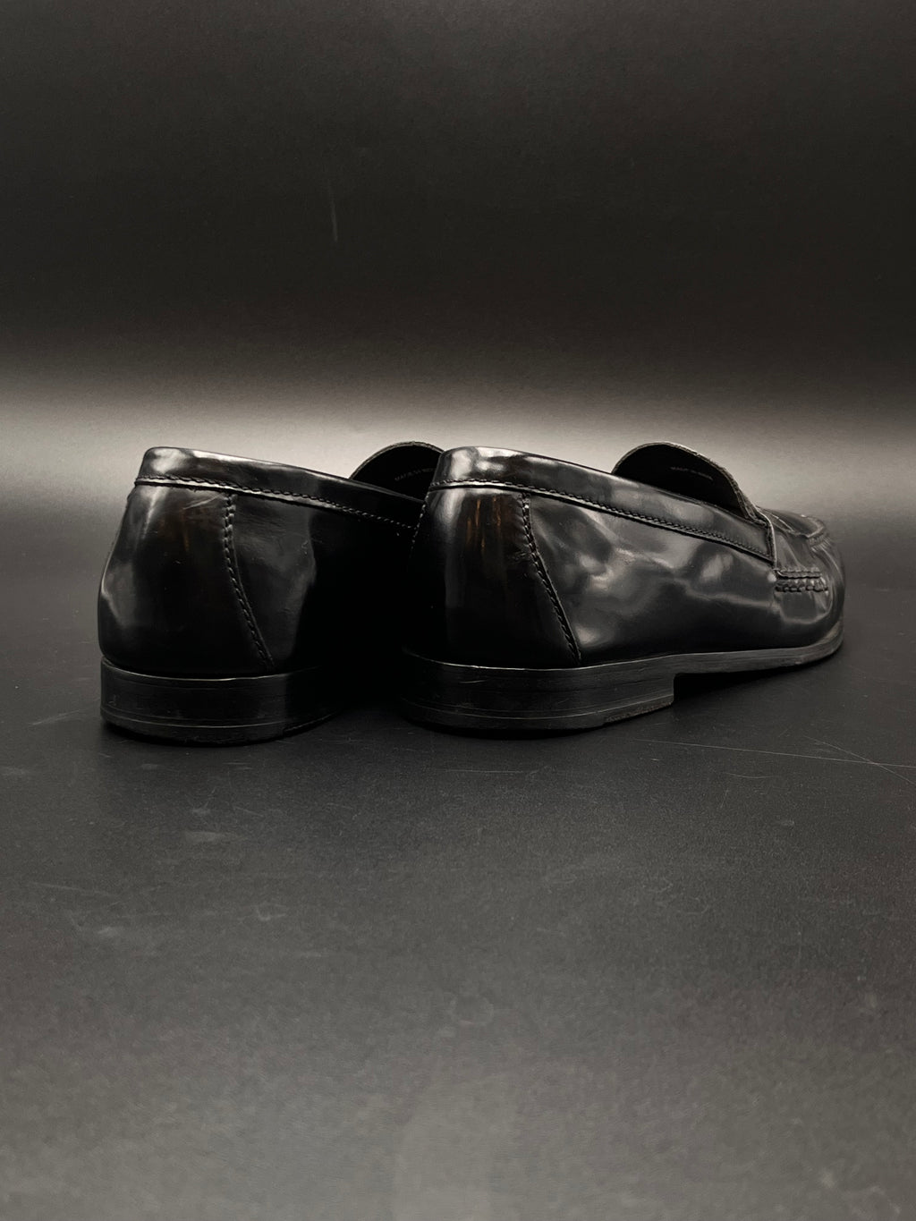 Cole Haan Black Pinch Penny Loafers