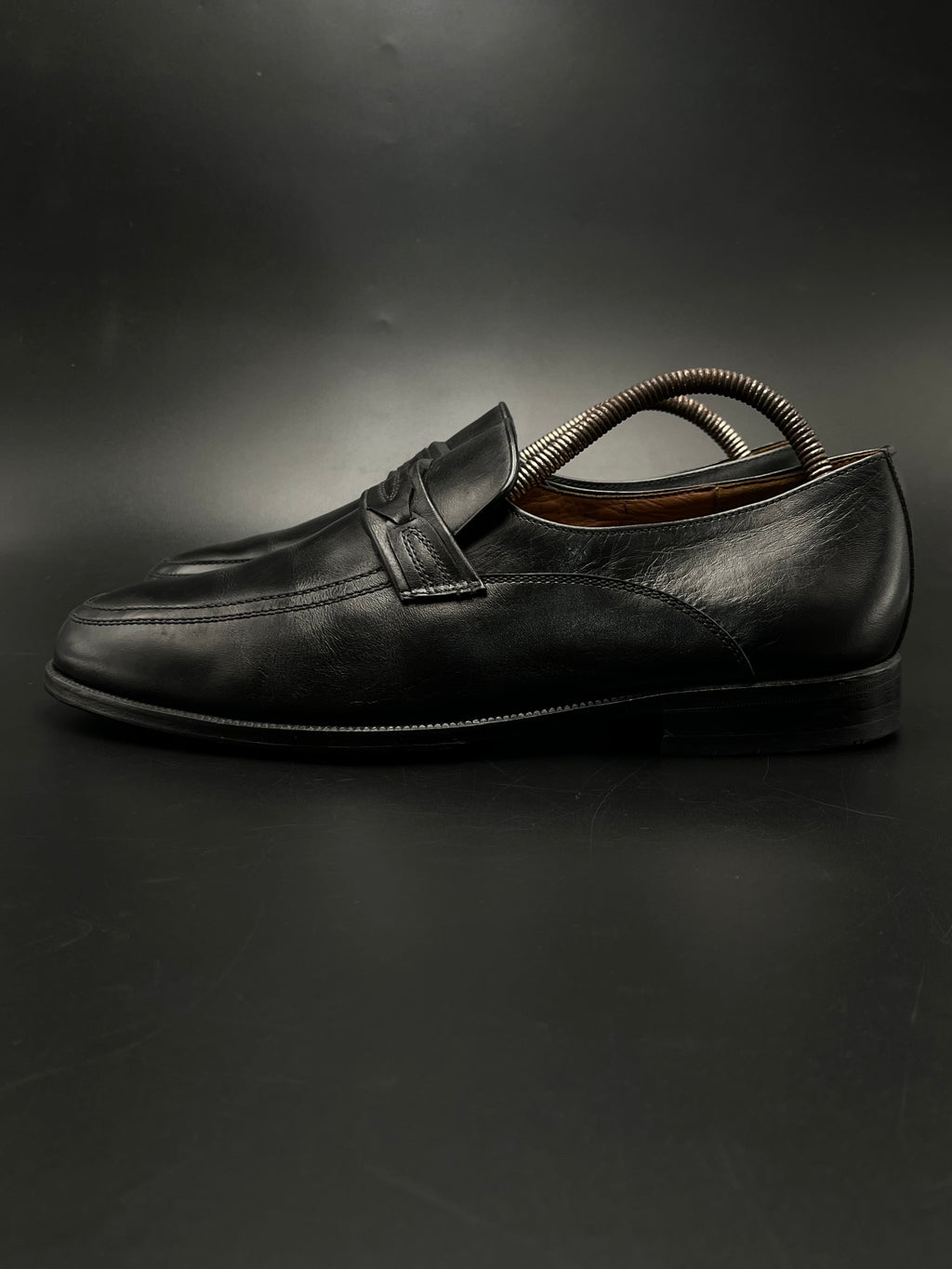 Ambiorix Lift Black Leather LOAFERS