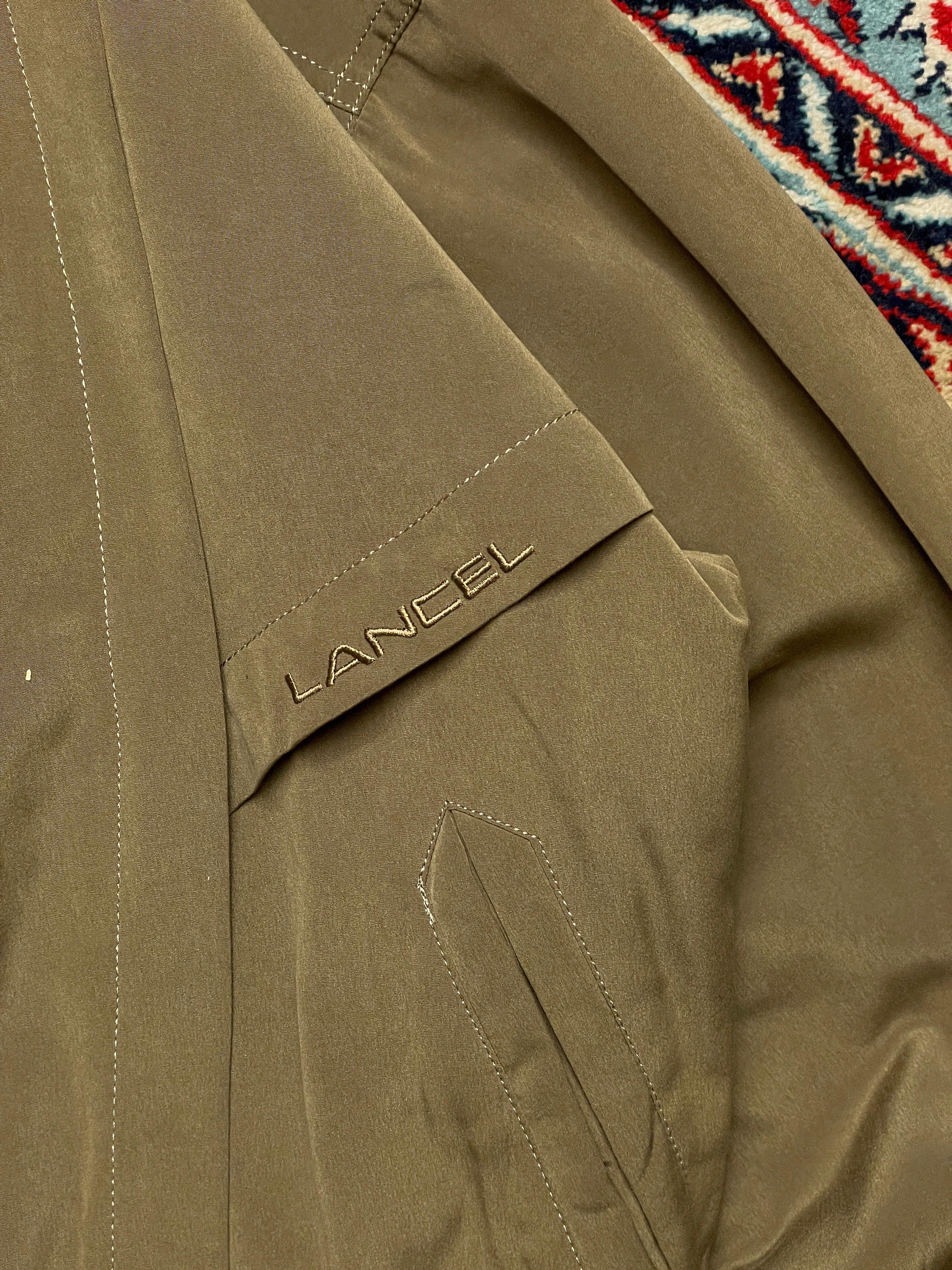 Lancel Paris RELAXED CROPPED FIT BOMBER JACKET